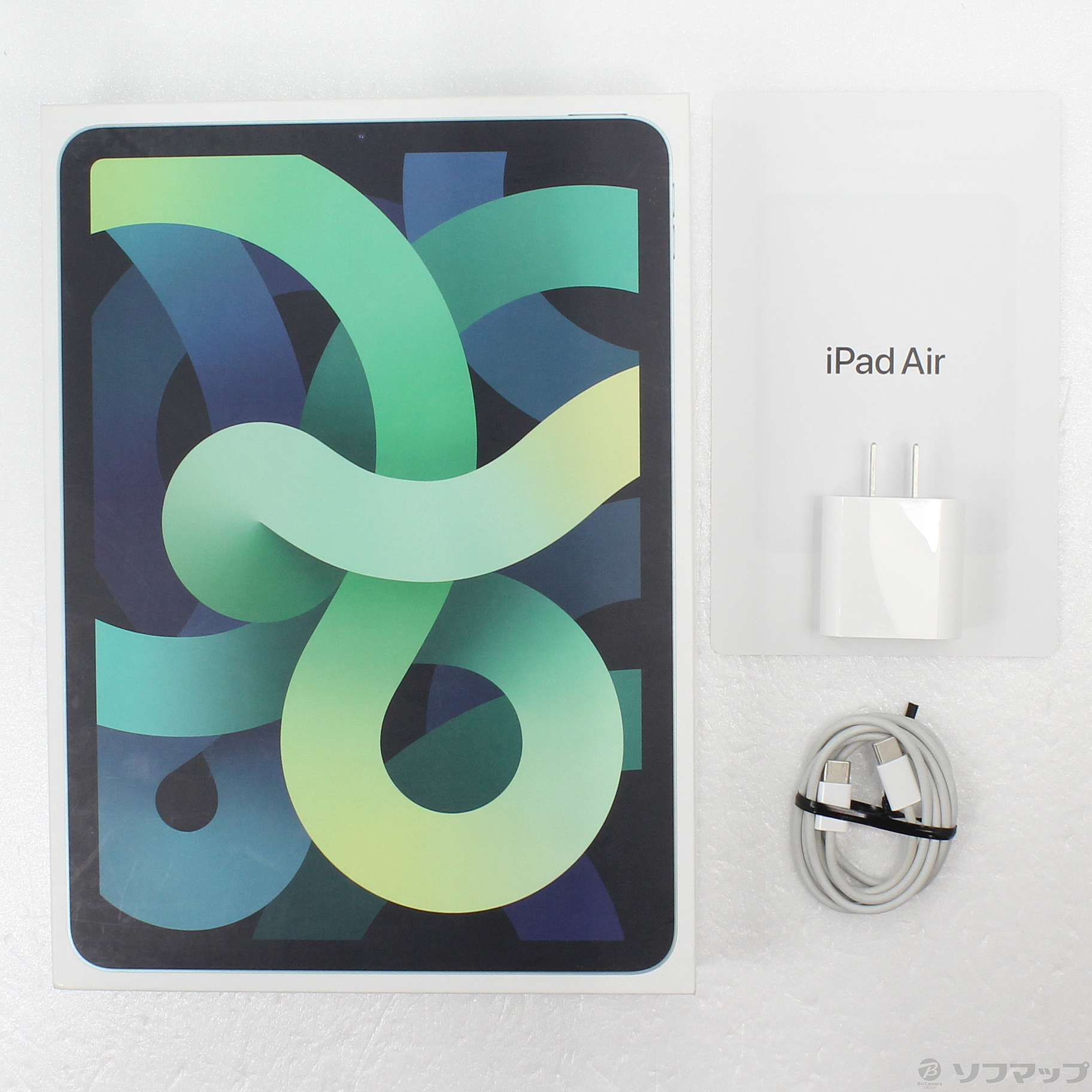 中古】iPad Air 第4世代 64GB グリーン MYFR2J／A Wi-Fi