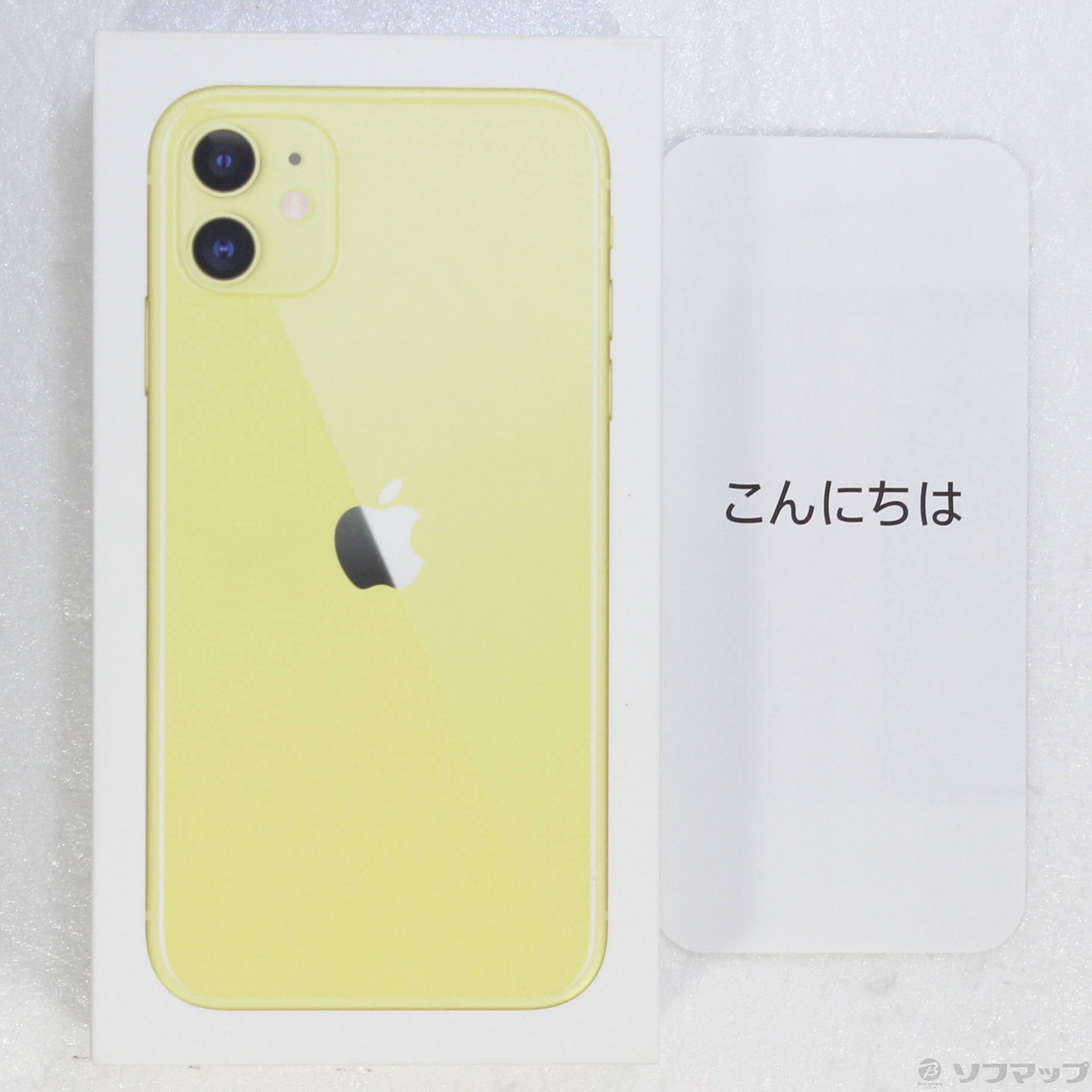 中古】iPhone11 64GB イエロー MWLW2J／A SIMフリー [2133046152322