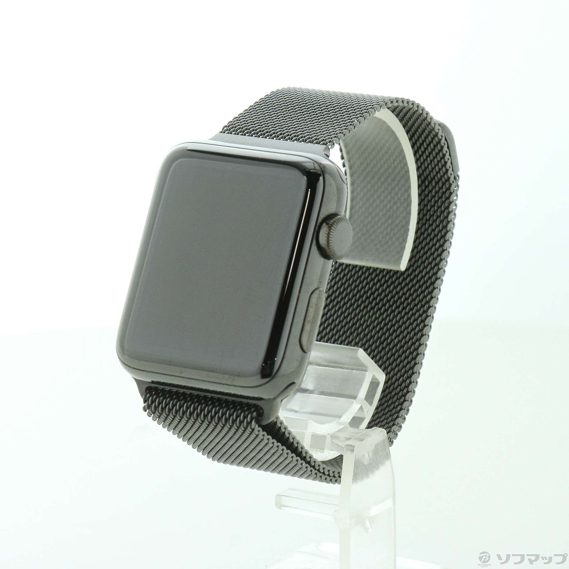 Apple Watch Series 2 42mm スペースブラックステンレススチールケース スペースブラックミラネーゼループ