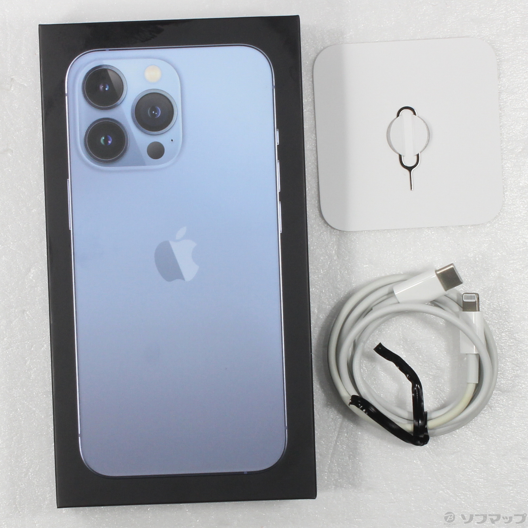 中古】iPhone13 Pro 256GB シエラブルー NLUU3J／A SIMフリー 