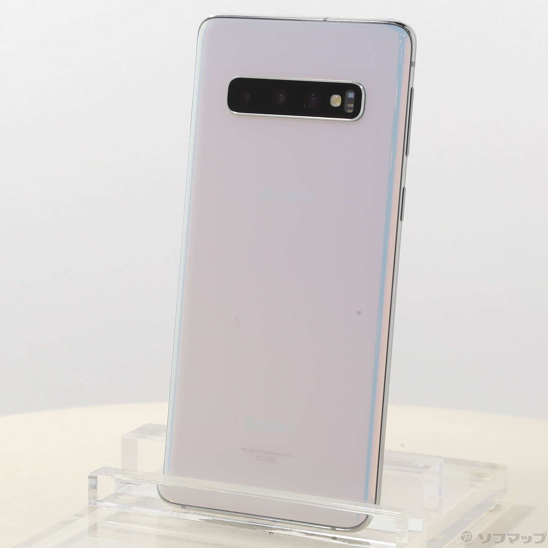 中古】GALAXY S10 128GB プリズムホワイト SC-03L docomoロック解除SIM