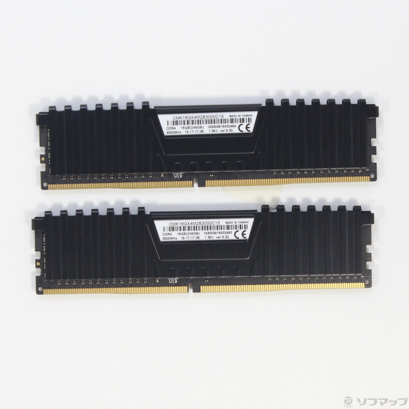 【中古】CMK16GX4M2B3000C15 [2133046176861] - リコレ！|ビックカメラグループ ソフマップの中古通販サイト