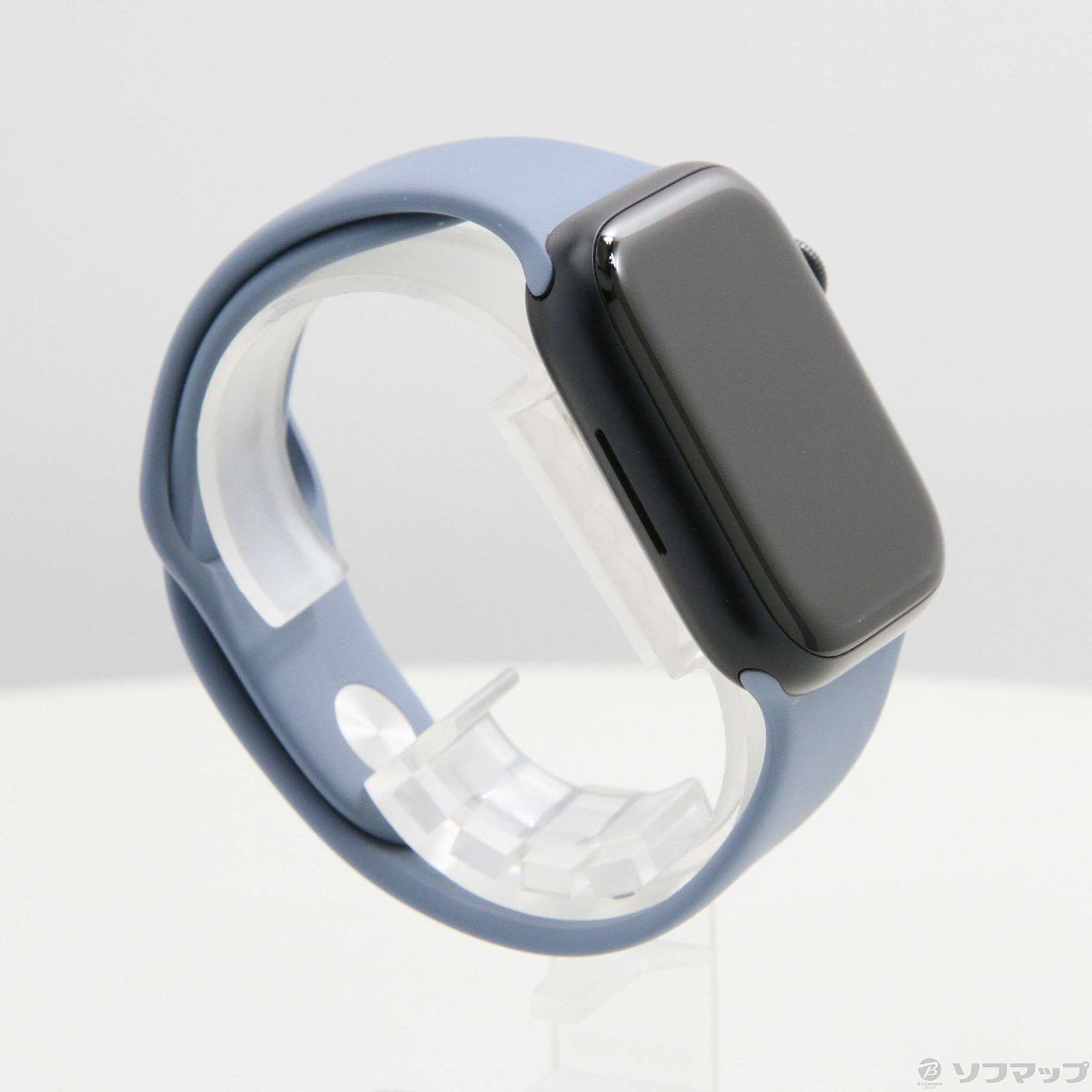 Apple Watch Series 8 GPS 45mm ミッドナイトアルミニウムケース スレートブルースポーツバンド