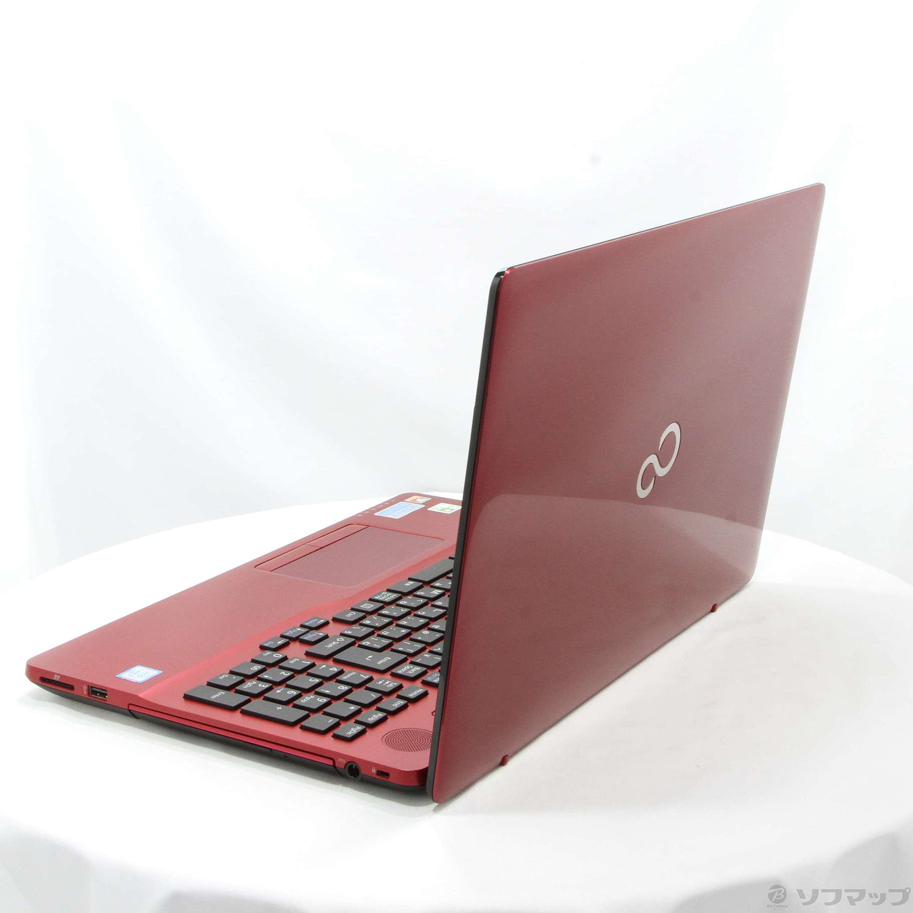 中古】格安安心パソコン LIFEBOOK AH45／A3 FMVA45A3R ルビーレッド