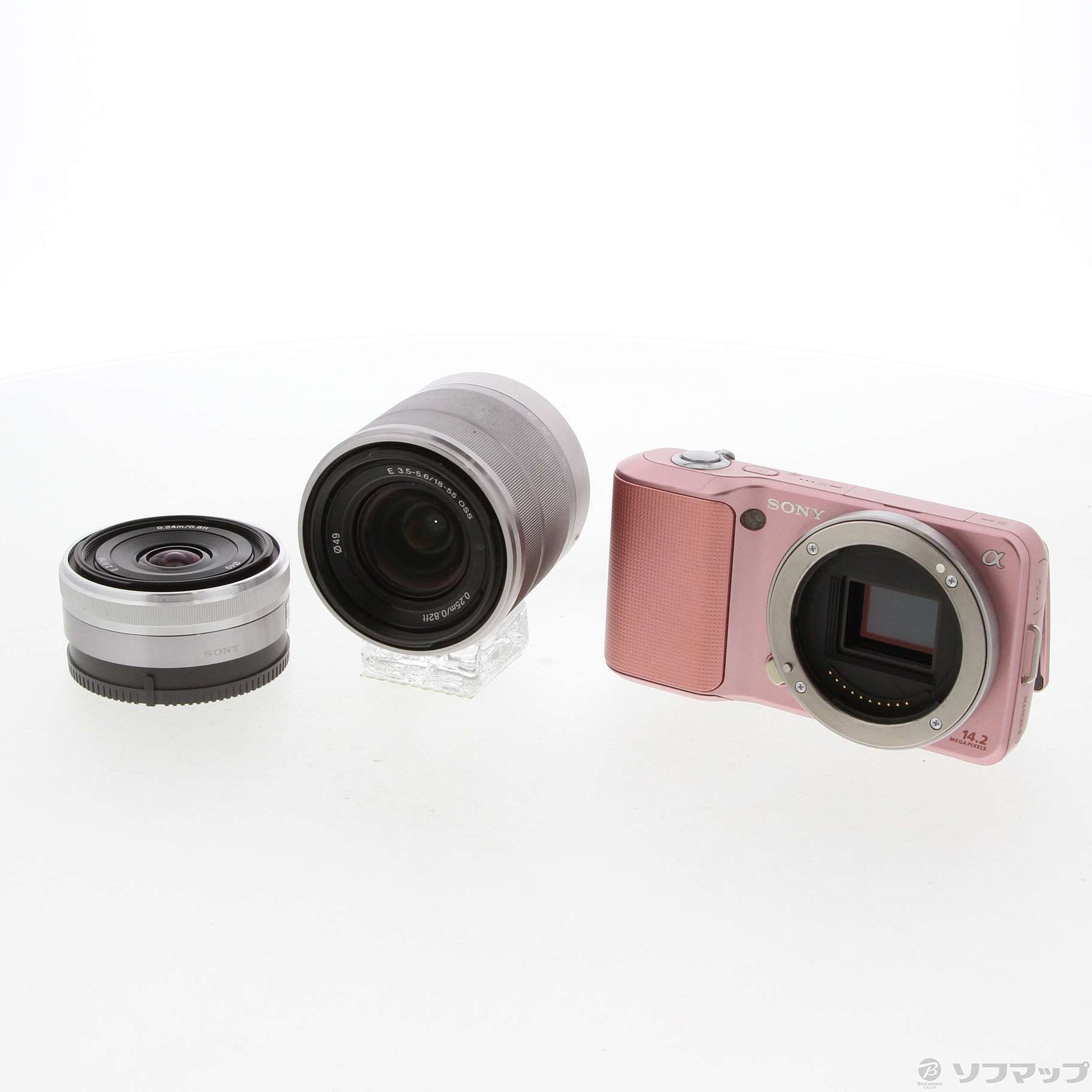 中古】NEX-3D ピンク ダブルレンズキット [2133046189601] - 法人専用