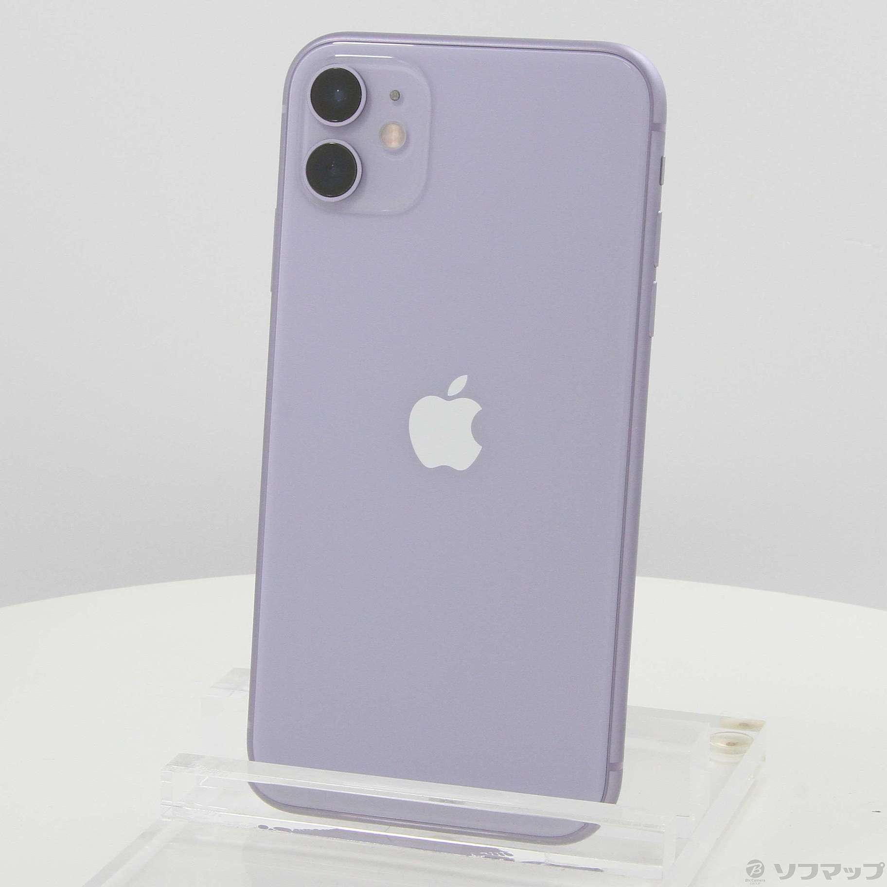中古】iPhone11 128GB パープル MWM52J／A SIMフリー [2133046204373