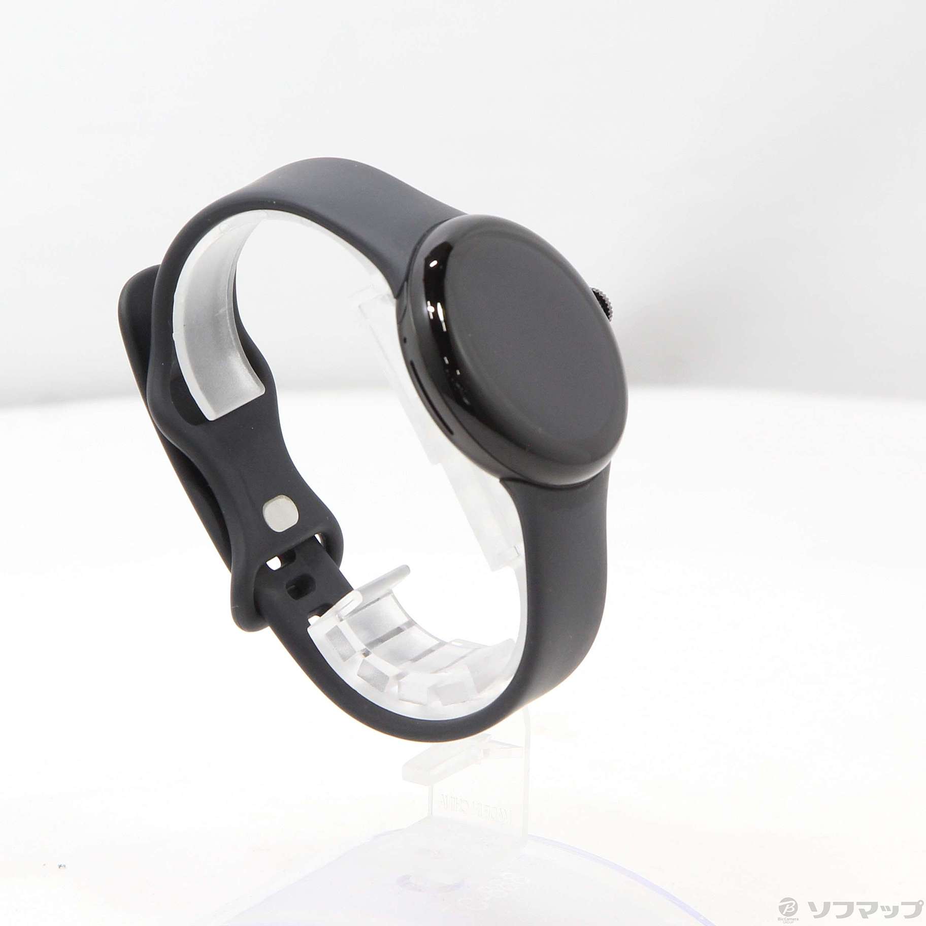 中古】Google Pixel Watch Matte Black ステンレス ケース／Obsidian