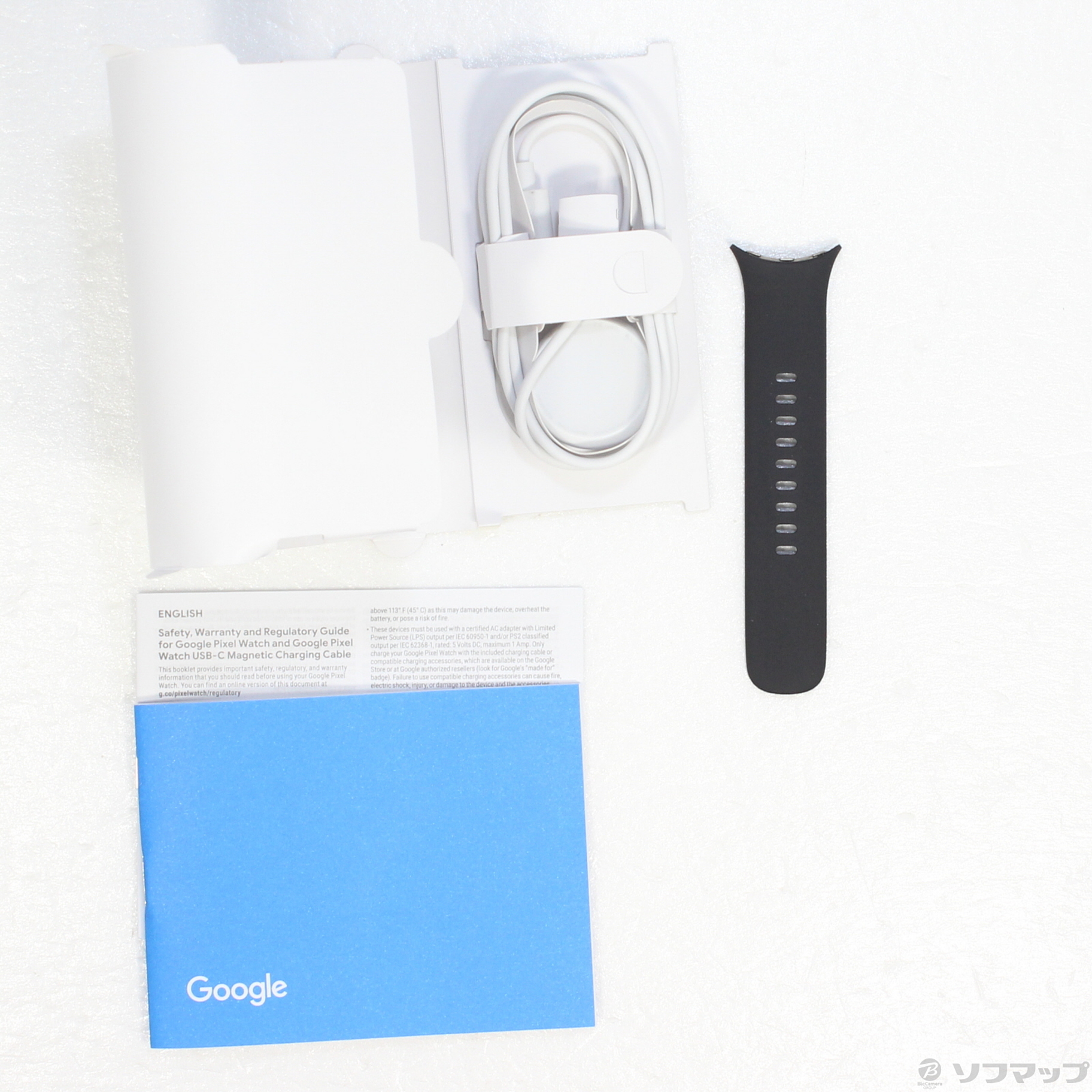 新品未開封 グーグルウォッチ マットブラック Google PIXELWATCH-