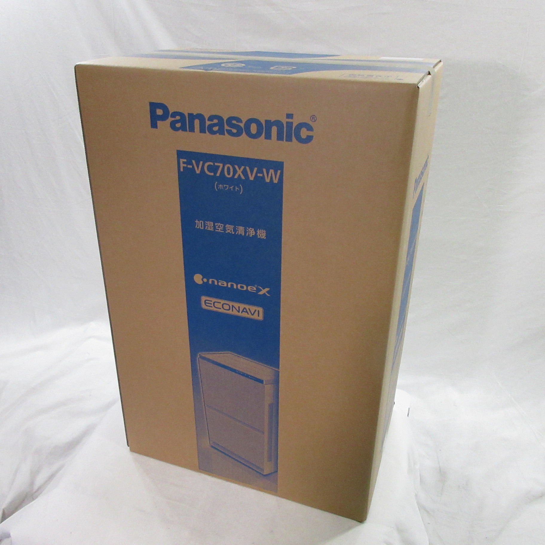 中古】「ナノイーX9.6兆」加湿空気清浄機 ホワイト F-VC70XV-W ［適用