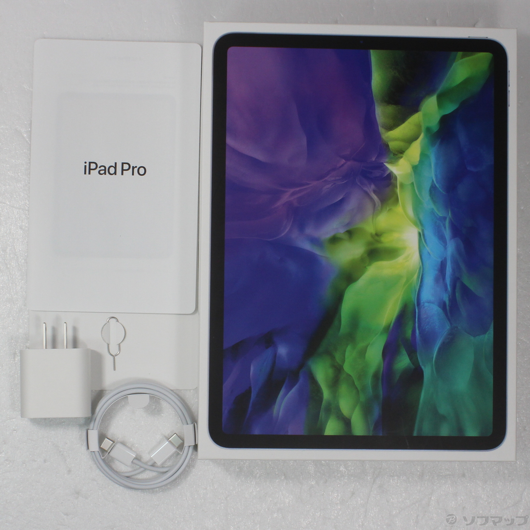 中古】iPad Pro 11インチ 第2世代 128GB シルバー MY2W2J／A SIMフリー