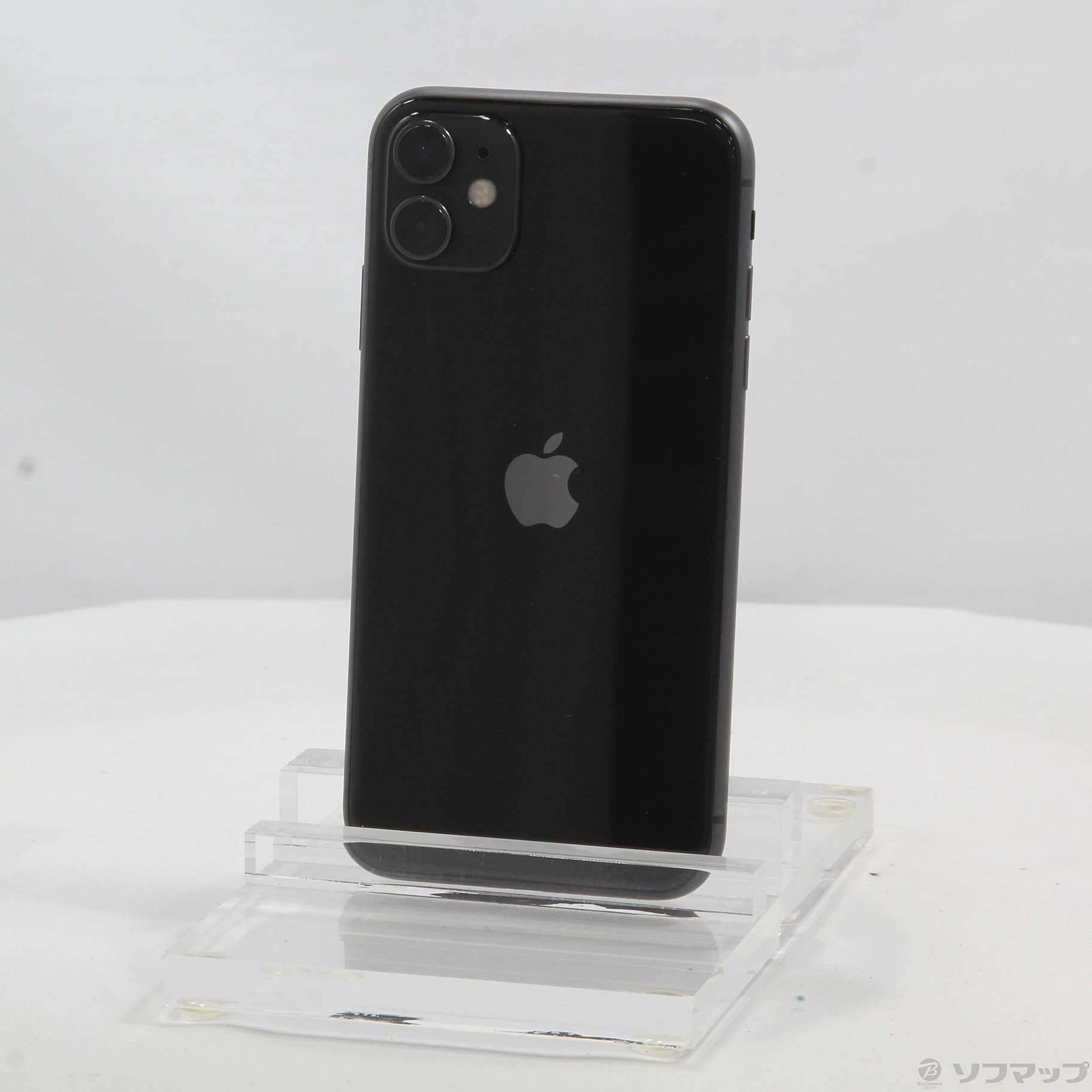 中古】iPhone11 64GB ブラック MWLT2J／A SIMフリー [2133046217663