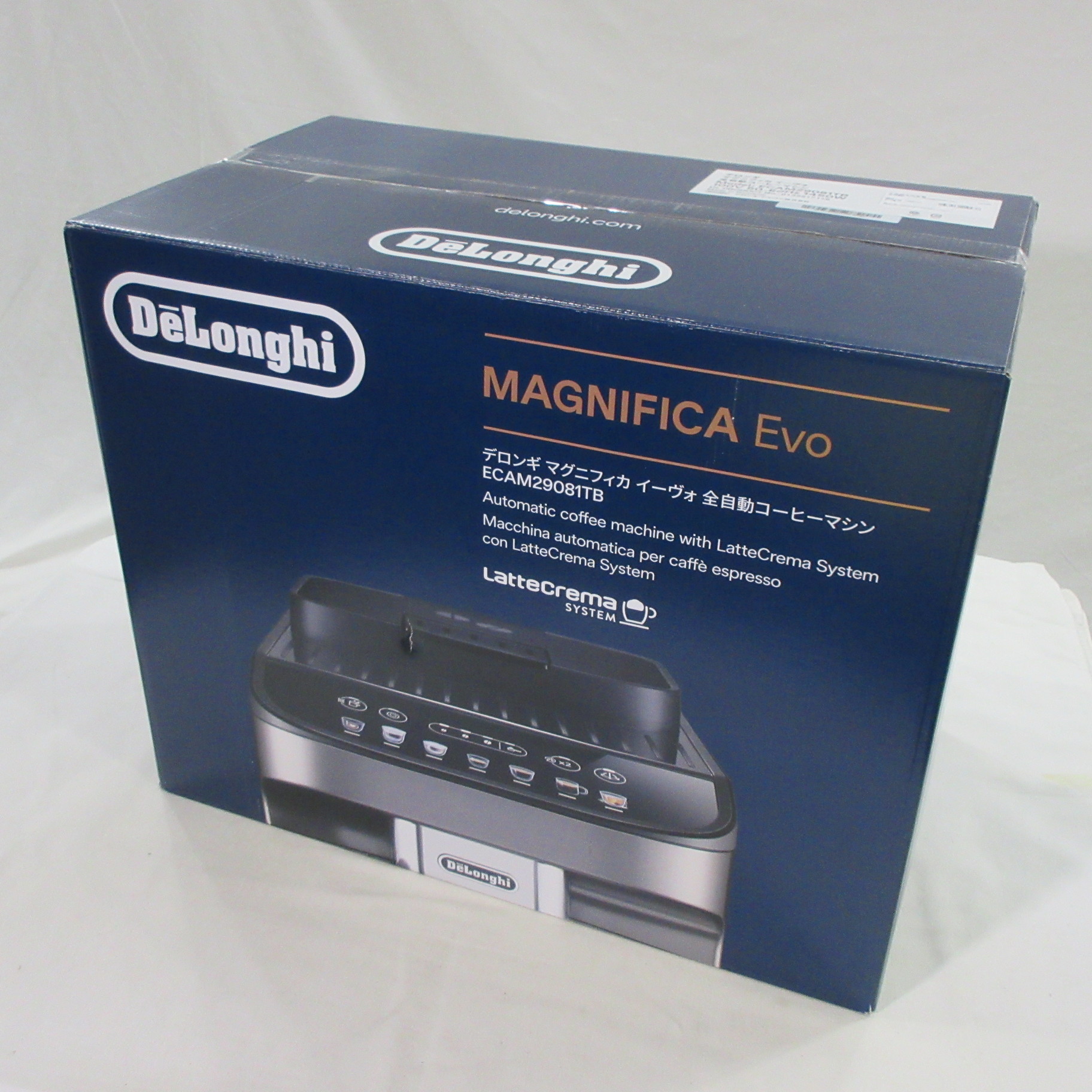 中古】全自動コーヒーマシン マグニフィカ イーヴォ ECAM29081TB ［全 