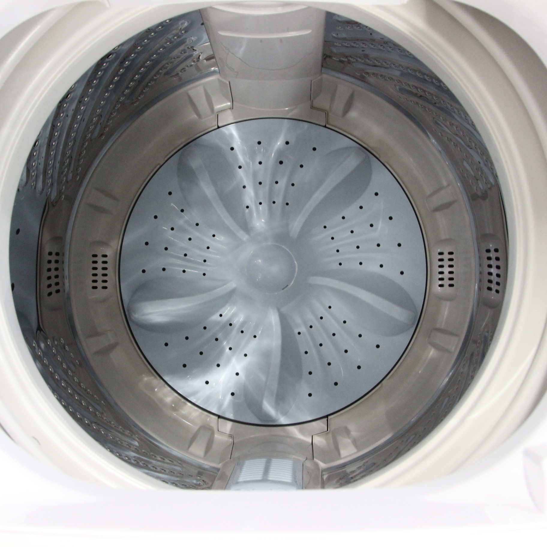 中古】〔展示品〕 全自動洗濯機 HW-DG80B ［洗濯8.0kg ／簡易乾燥 