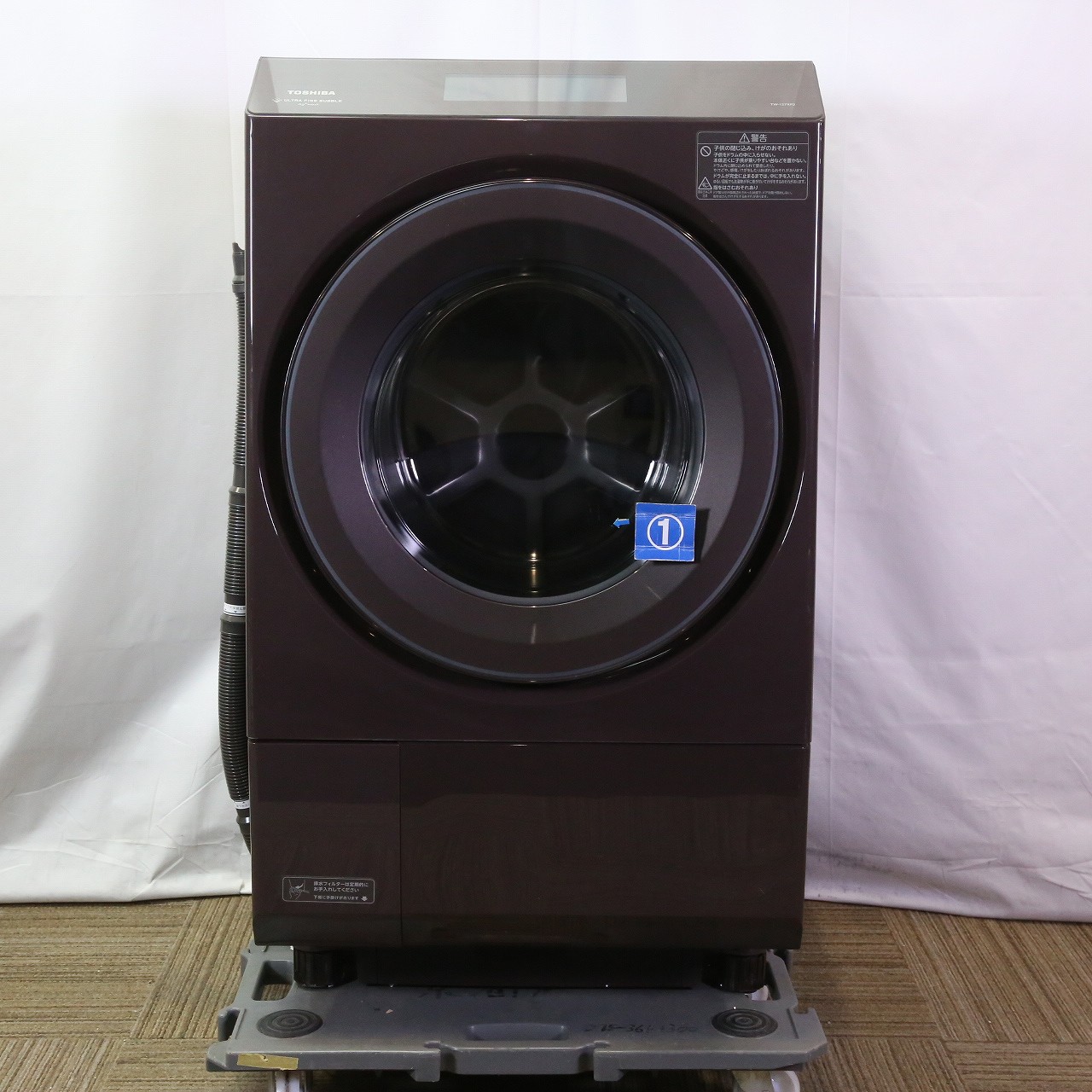 TOSHIBA 東芝 ドラム式 洗濯機 2022 TW-127XP2L(T) - 生活家電