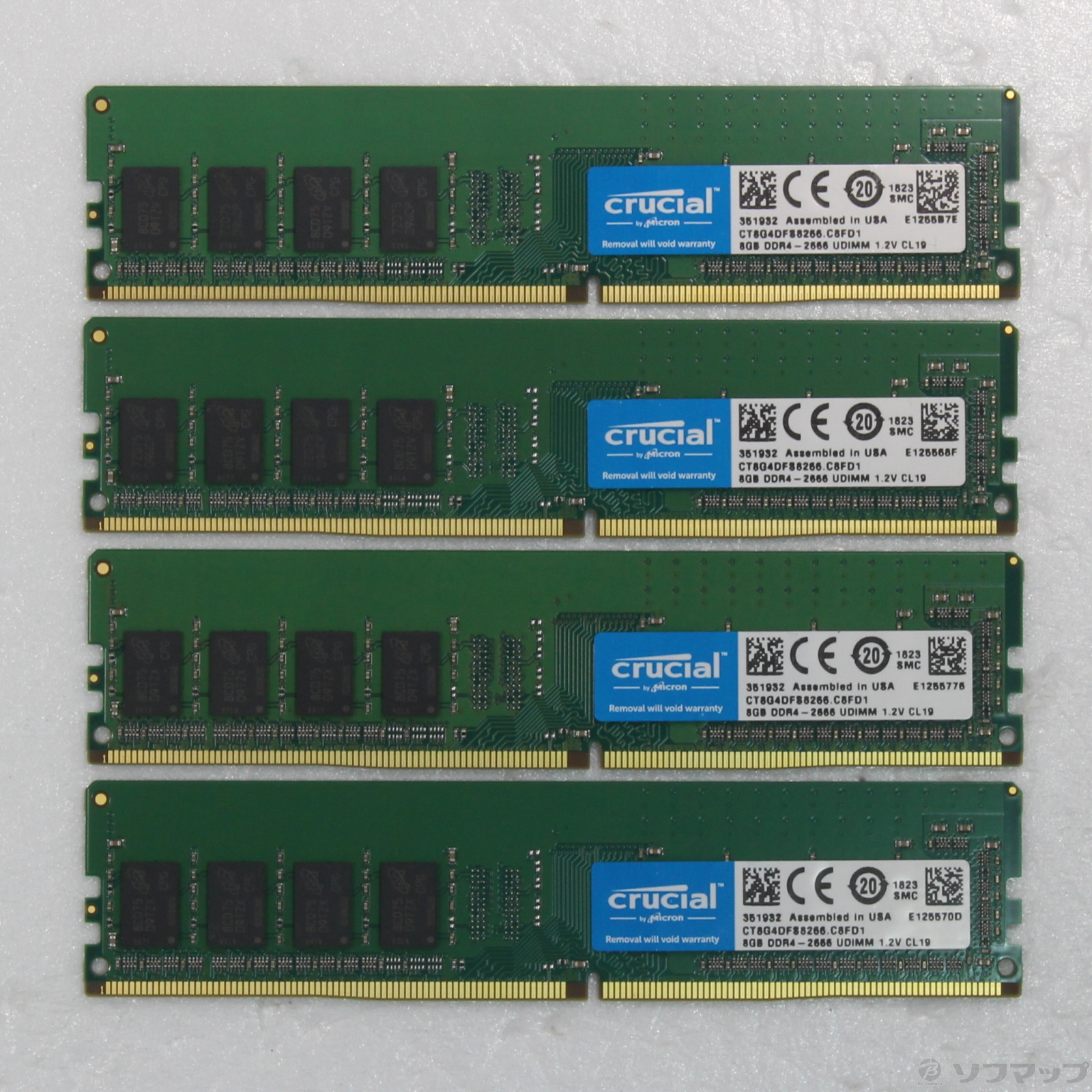 中古】288P PC4-21300 DDR4-2666 32GB 8GB×4枚組 [2133046229253