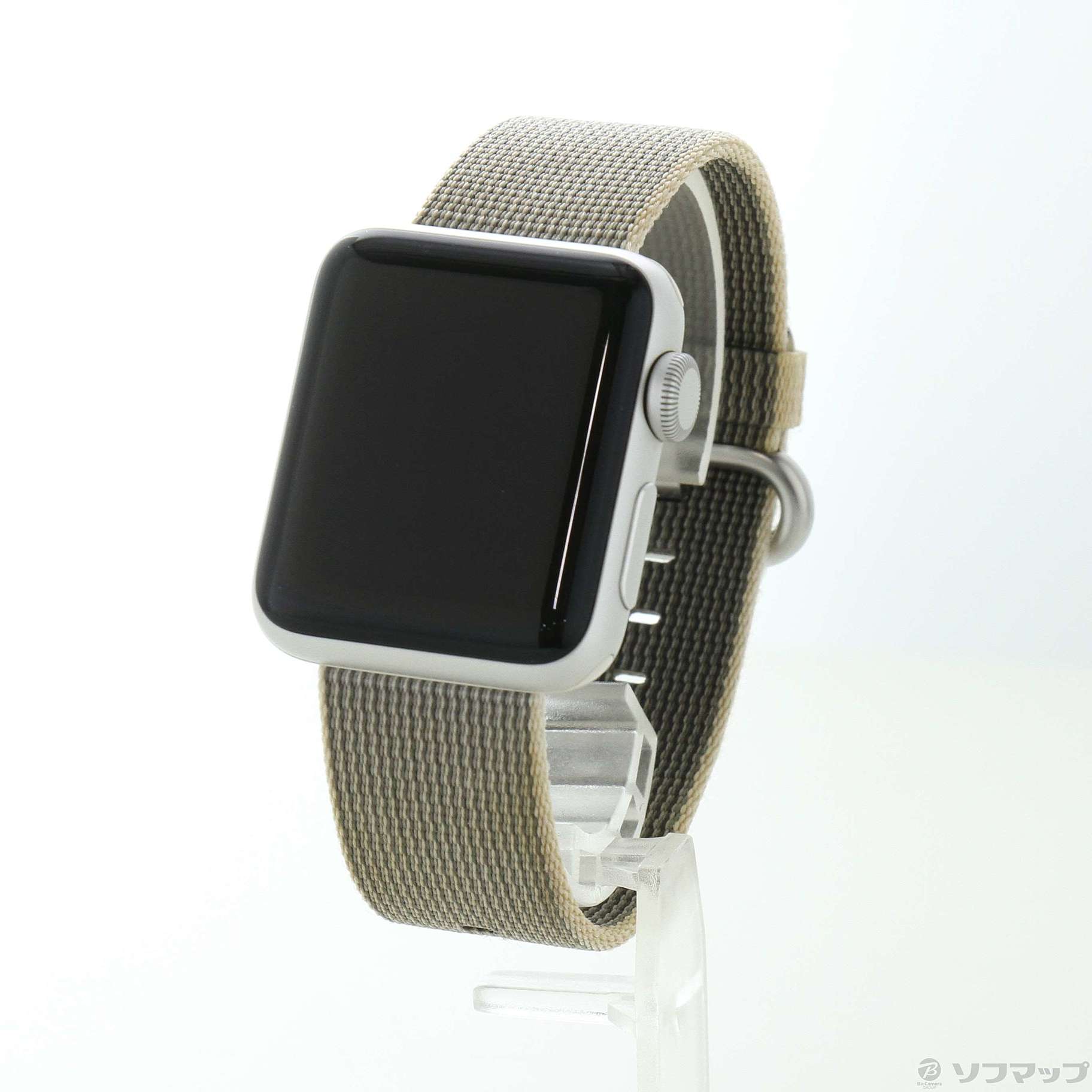 Apple Watch Series 2 38mm シルバーアルミニウムケース パールウーブンナイロン