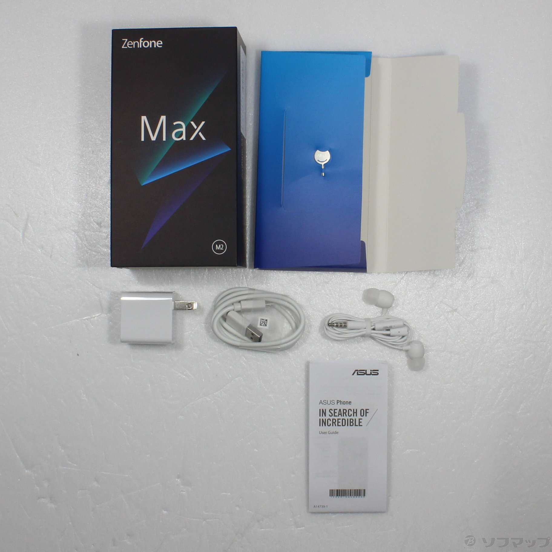 中古】ZenFone Max M2 64GB スペースブルー ZB633KL-BL64S4 SIMフリー