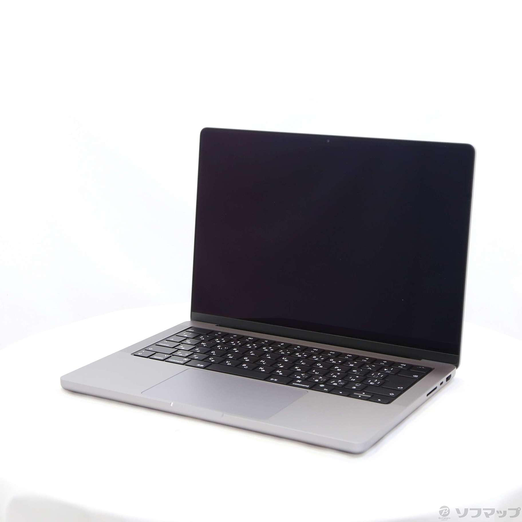〔展示品〕 MacBook Pro 14.2-inch Late 2021 MKGP3J／A Apple M1 Pro 8コアCPU_14コアGPU  16GB SSD512GB スペースグレイ 〔12.6 Monterey〕