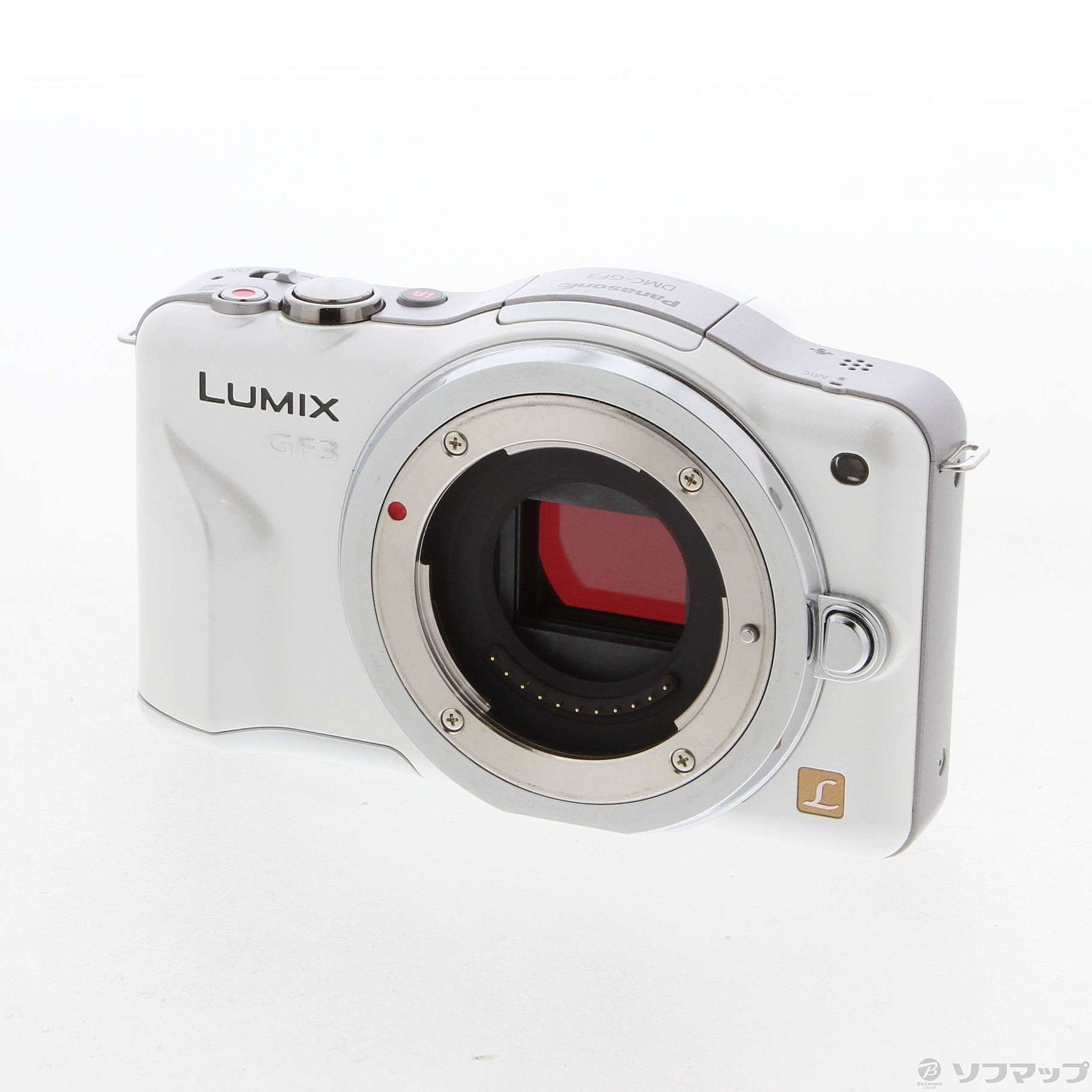 Panasonic LUMIX DMC-GF3-W ボディ シェルホワイト 【レビューで送料