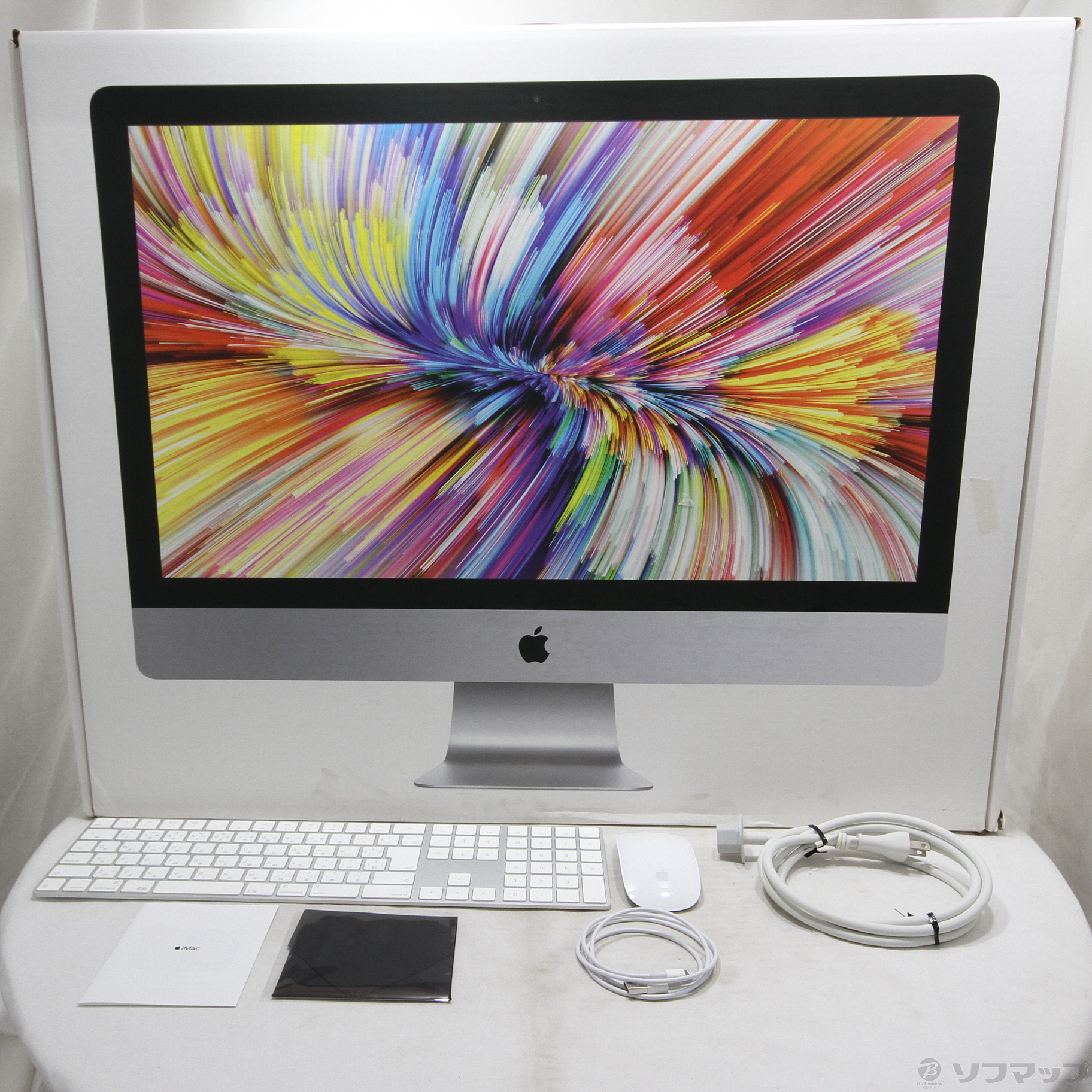 中古】iMac 27-inch Mid 2020 MXWU2J／A Core_i5 3.3GHz 40GB SSD512GB