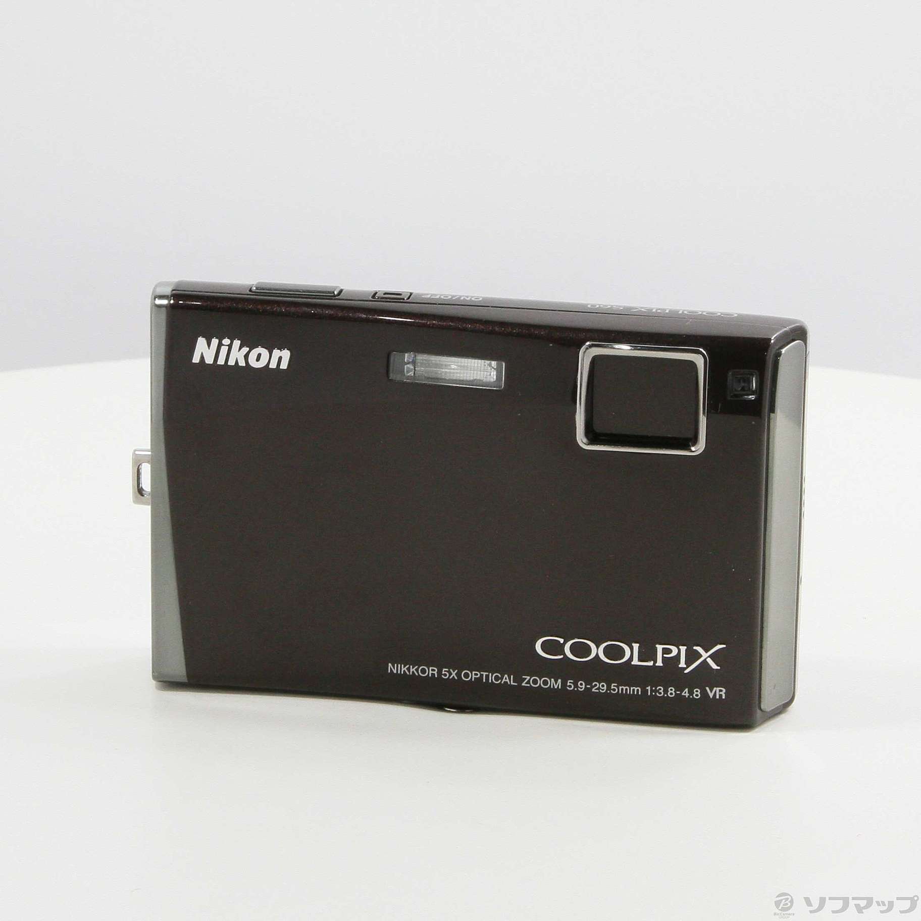 中古】COOLPIX S60 (1000万画素／5倍ズーム／パープリッシュブラック 