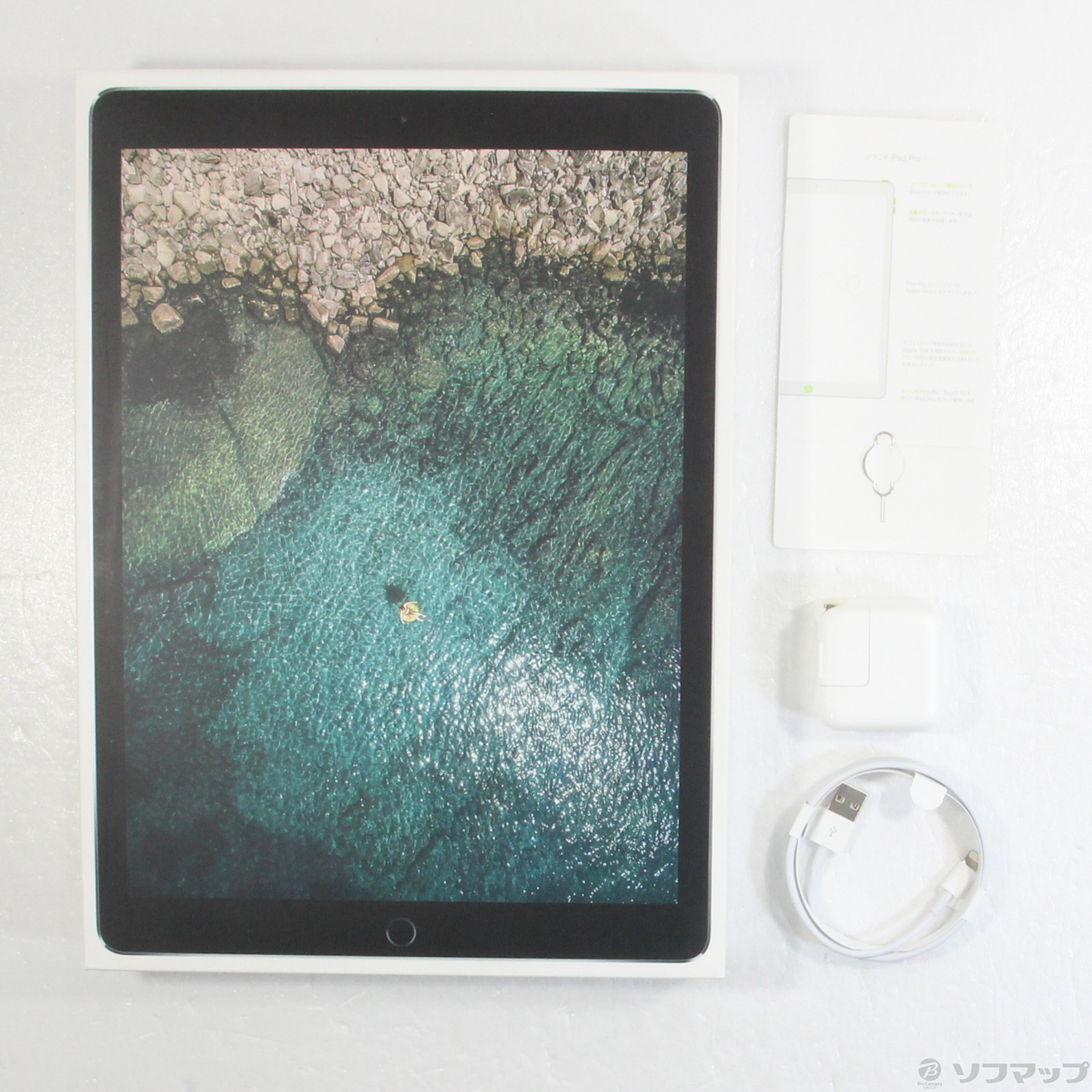 iPad Pro 12.9インチ 第2世代 64GB スペースグレイ MQED2J／A SoftBankロック解除SIMフリー