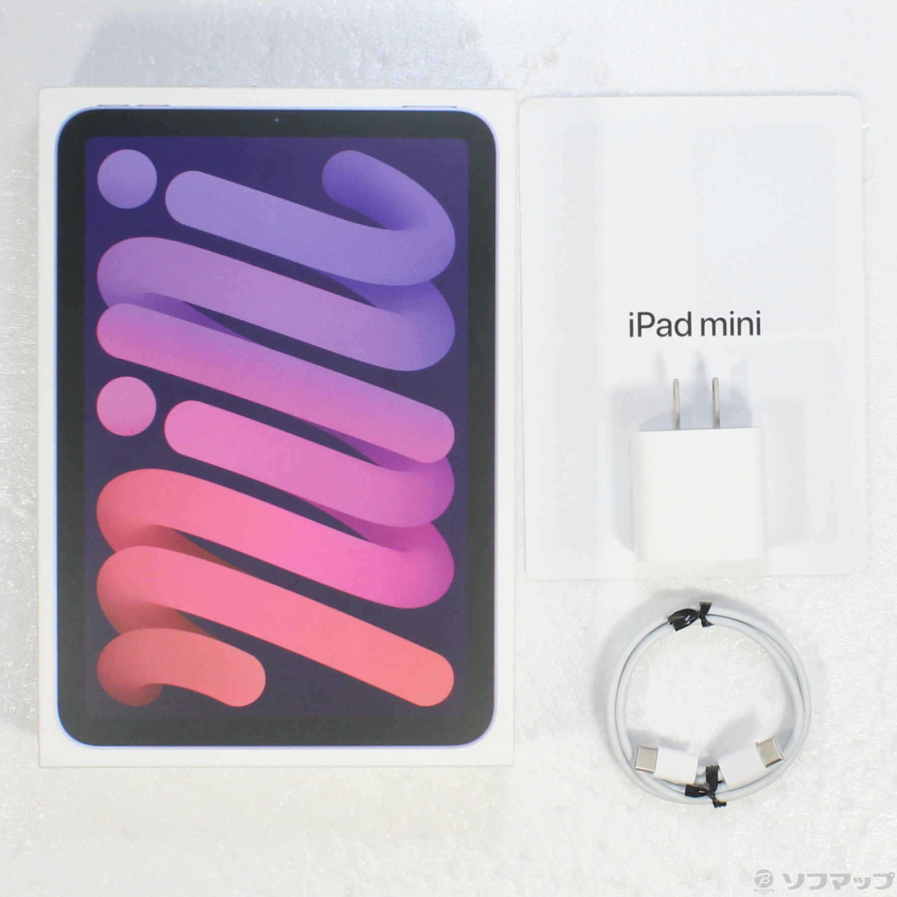 中古】iPad mini 第6世代 256GB パープル MK7X3J／A Wi-Fi 