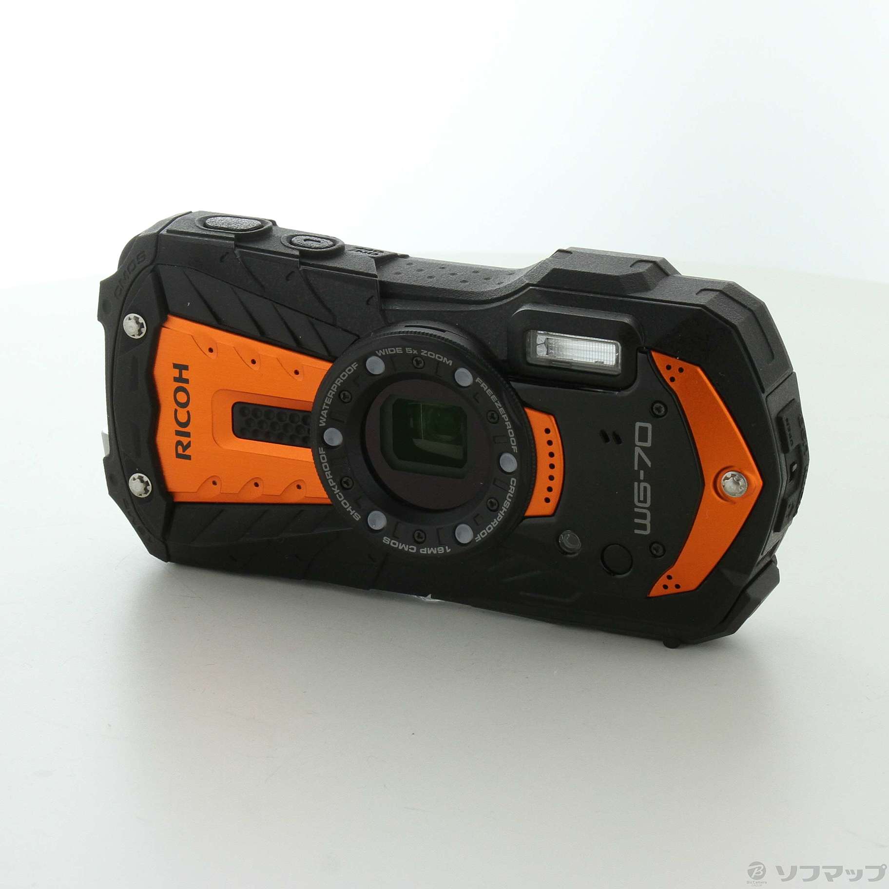 中古】RICOH WG-70 オレンジ [2133046284481] - リコレ！|ビックカメラ