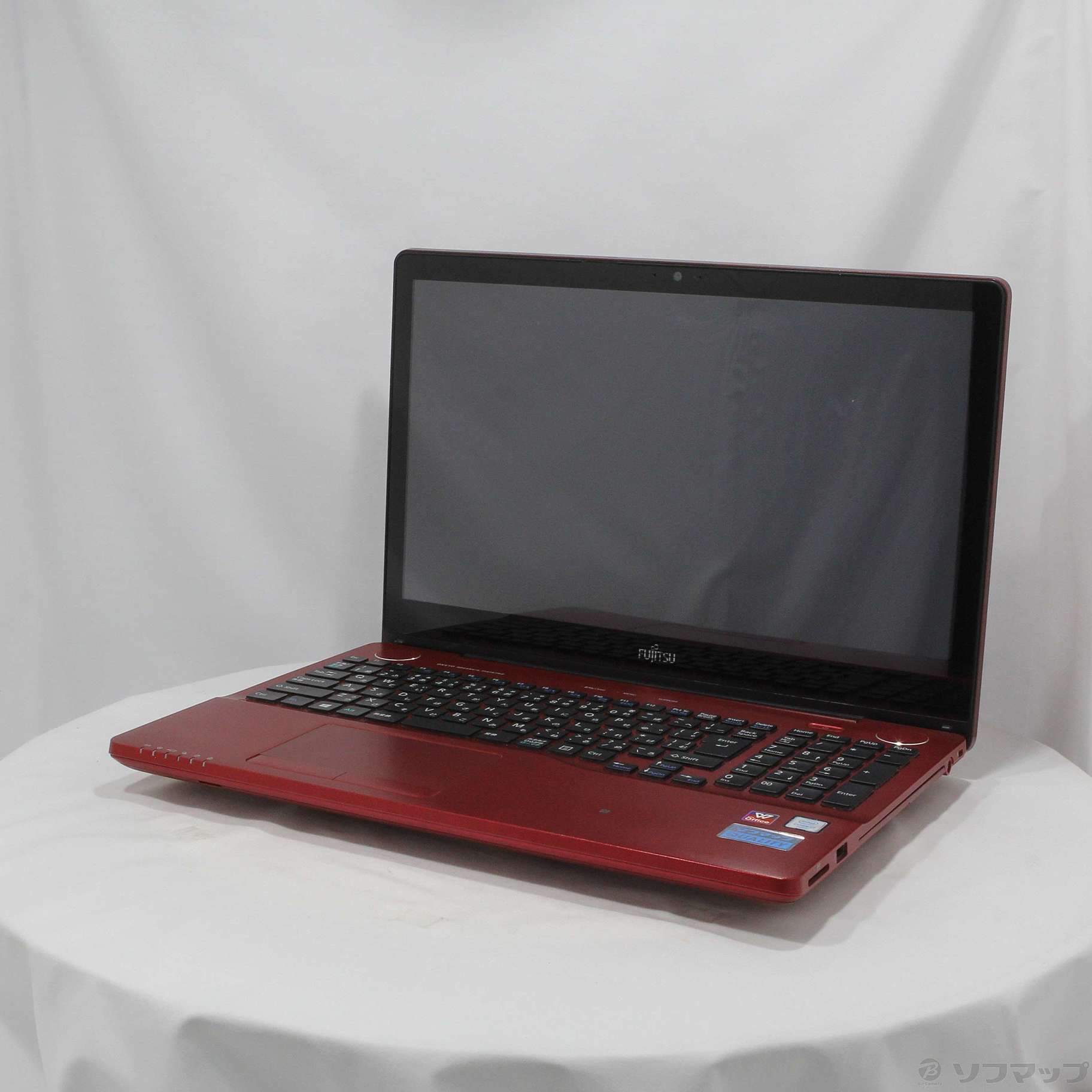 中古】LIFEBOOK AH77／Y FMVA77YR ガーネットレッド 〔Windows 10