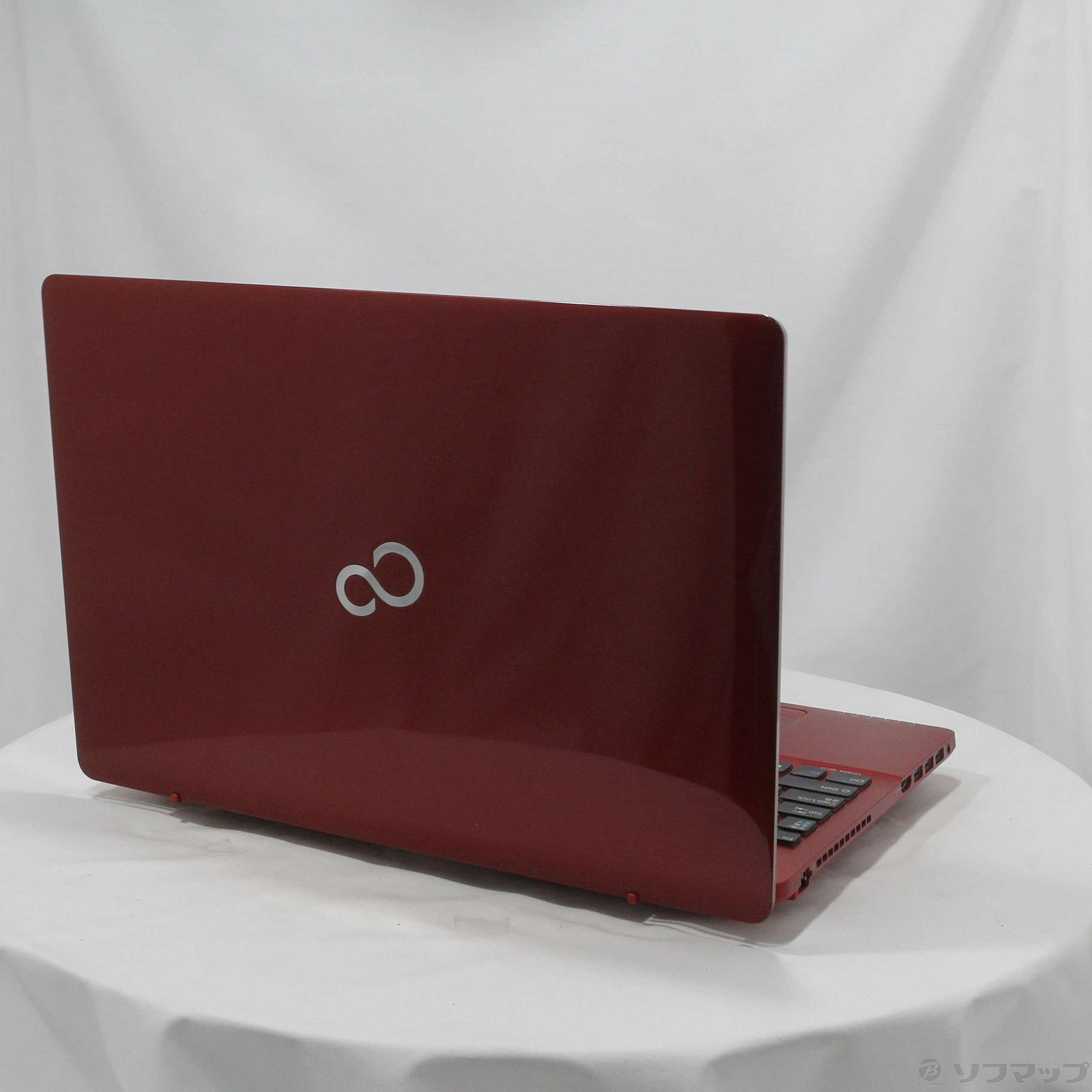 中古】LIFEBOOK AH77／Y FMVA77YR ガーネットレッド 〔Windows 10