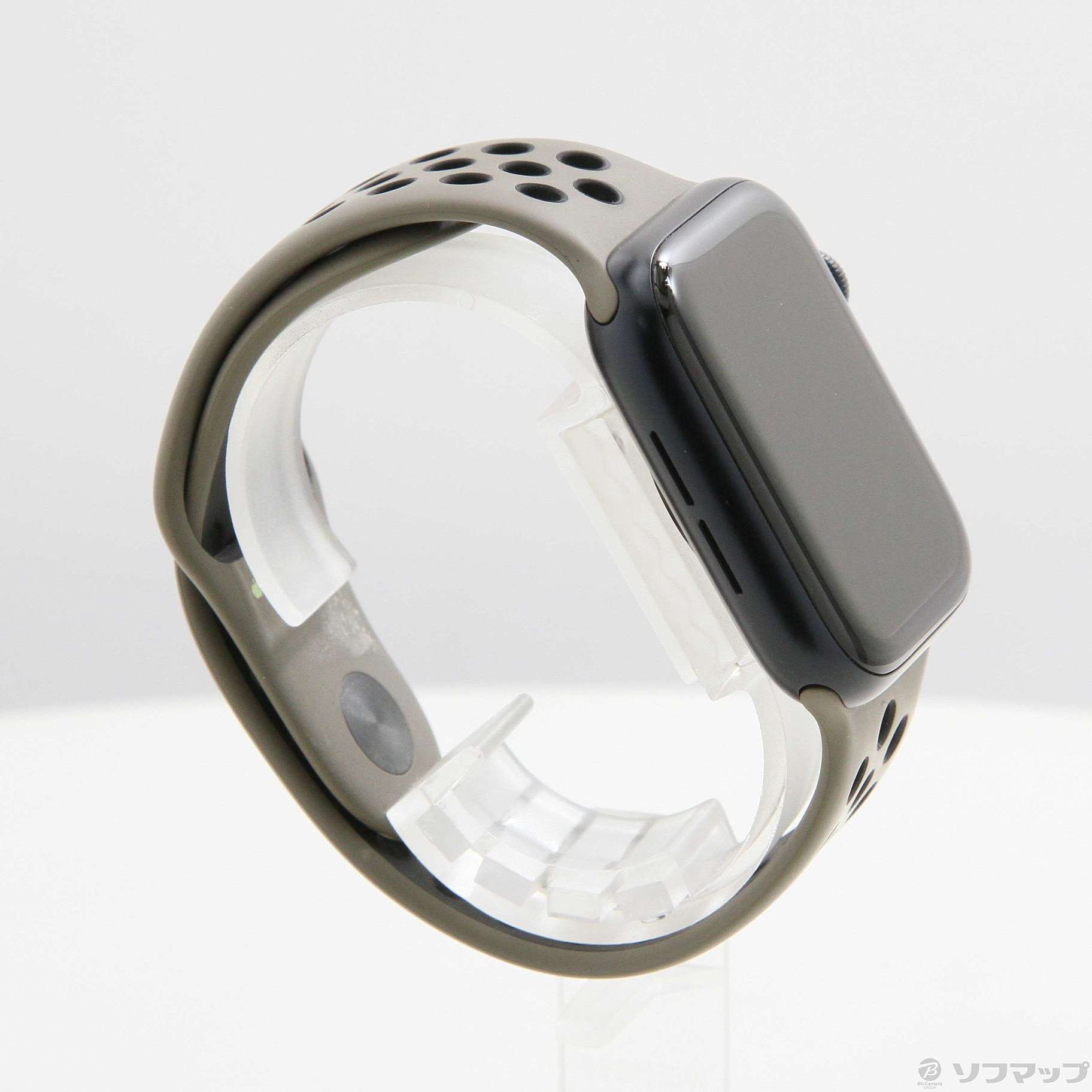 Apple Watch SE 第2世代 GPS 44mm ミッドナイトアルミニウムケース オリーブグレー／ブラックNikeスポーツバンド