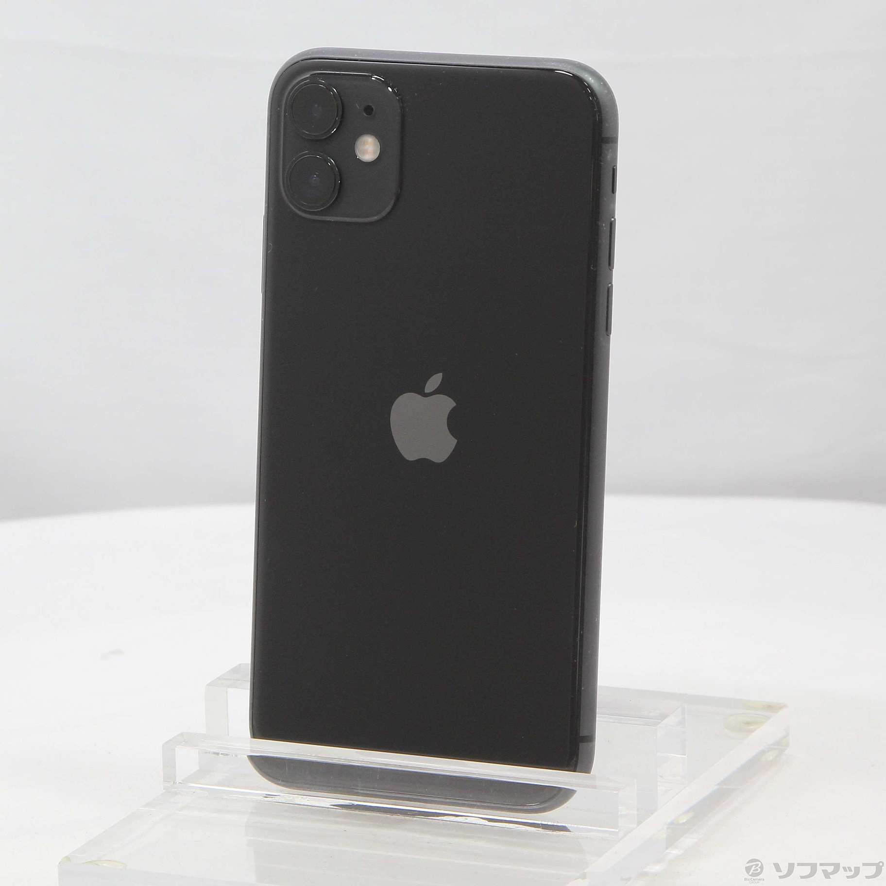 中古】iPhone11 64GB ブラック MWLT2J／A SoftBank [2133046313488