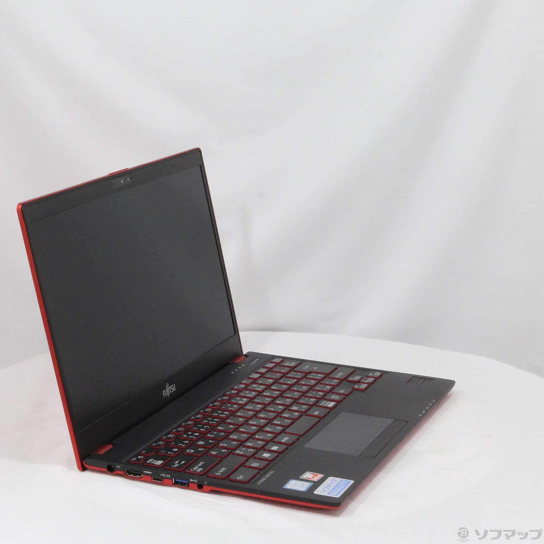 中古】LIFEBOOK UH77／B3 FMVU77B3RC サテンレッド 〔Windows 10