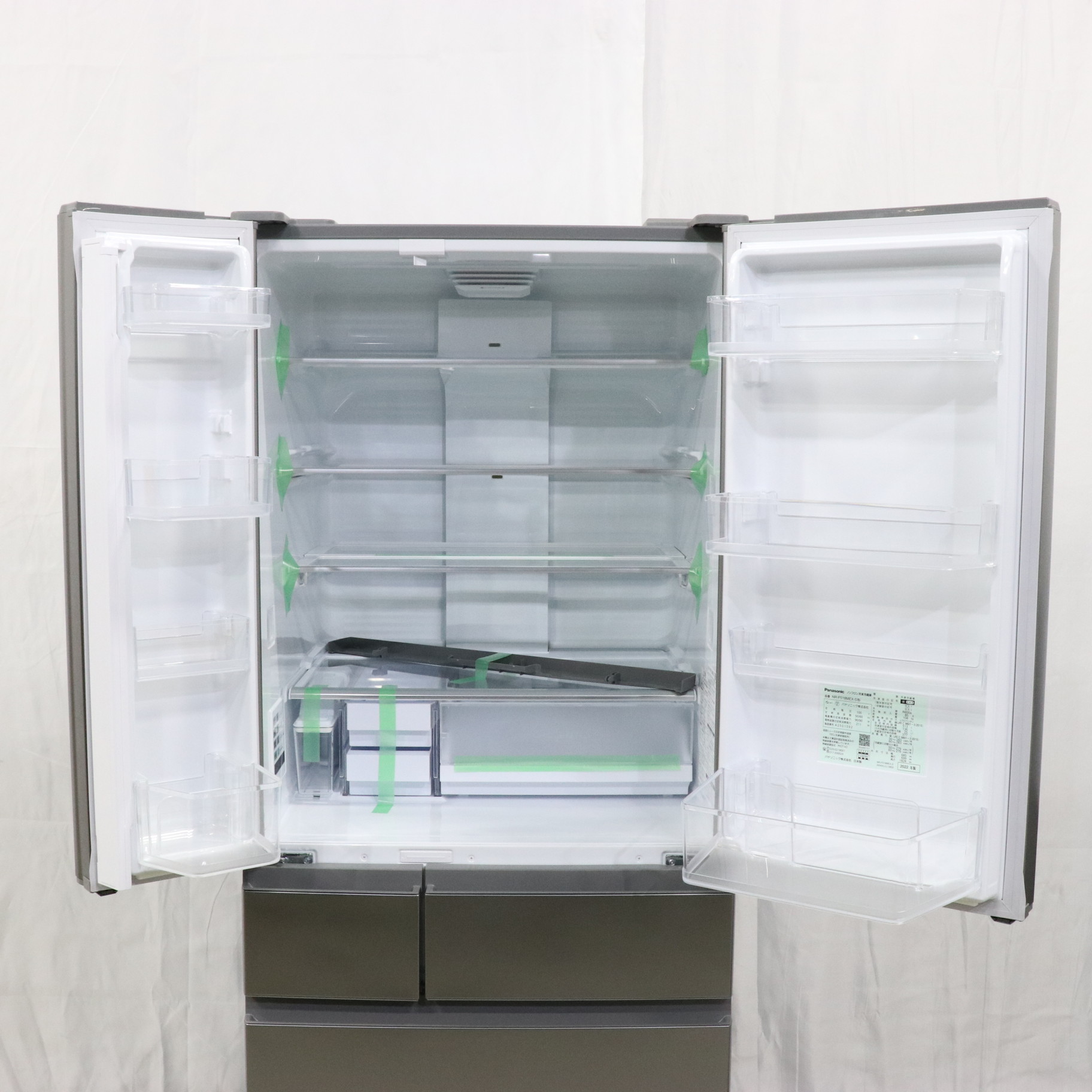 中古】〔展示品〕 冷蔵庫 MEXタイプ ステンレスシルバー NR-F518MEX-S