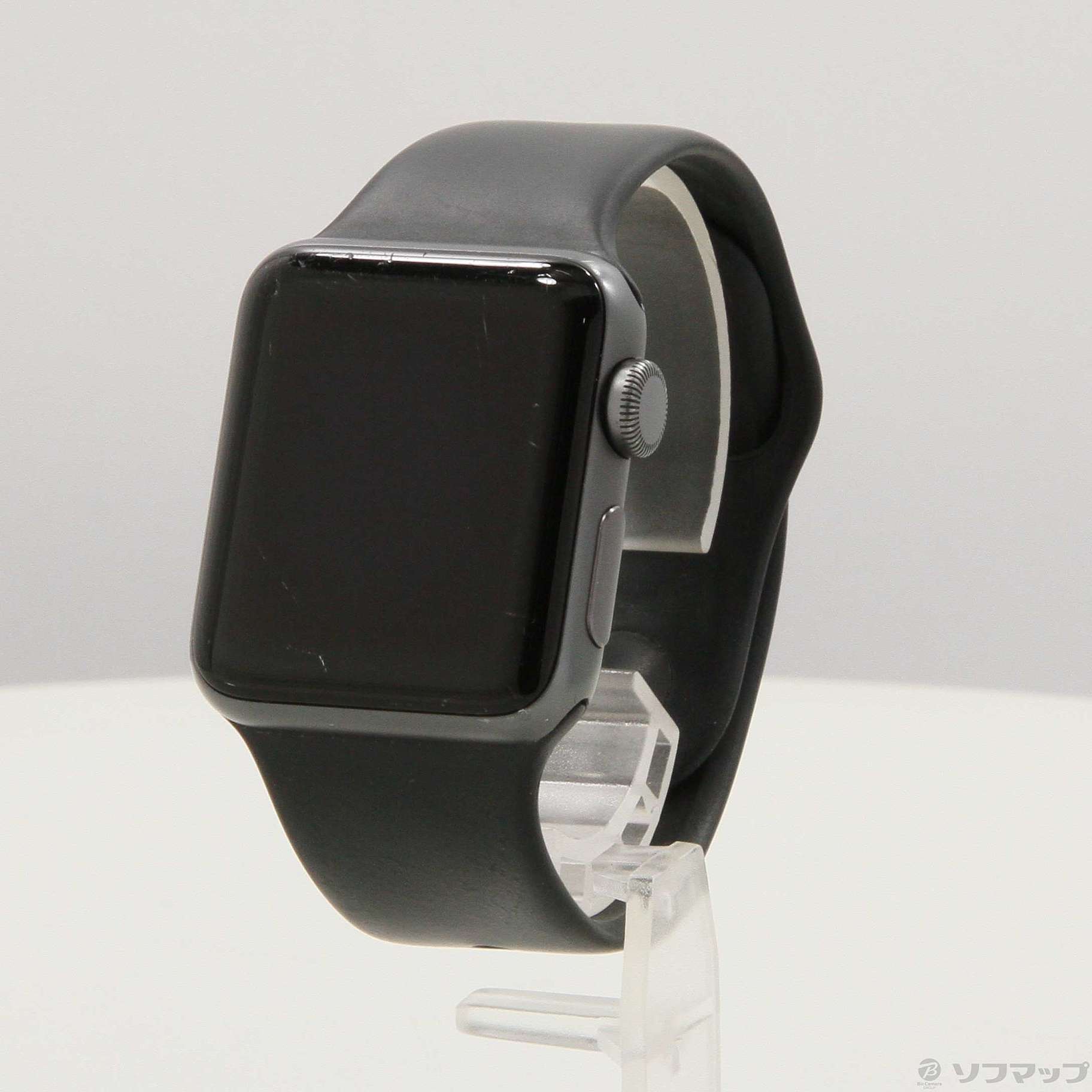 【中古】apple Watch Series 3 Gps 38mm スペースグレイアルミニウムケース ブラックスポーツバンド 2133046322879 リコレ！ビックカメラグループ 4062