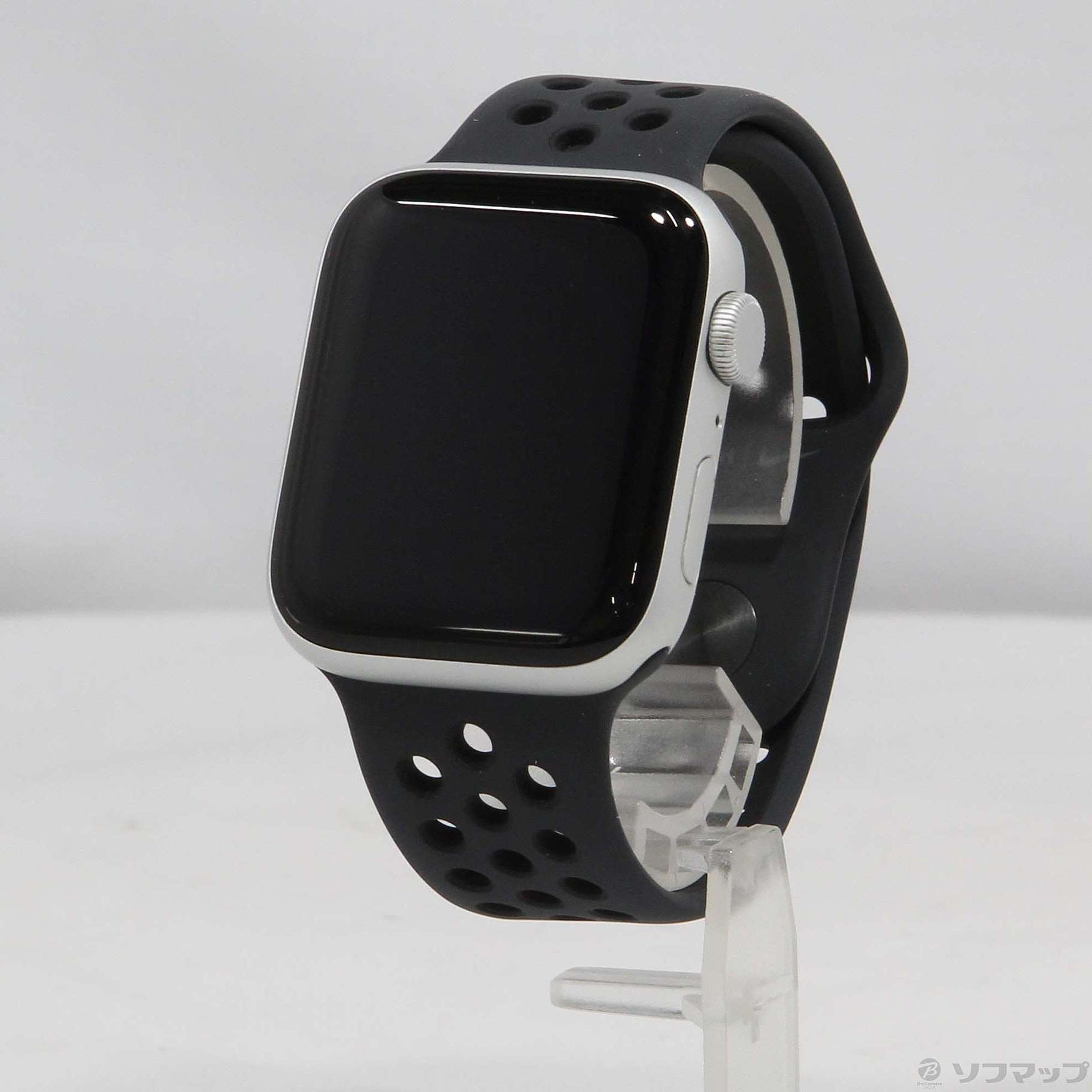 Apple Watch Series 4 Nike+ GPS 44mm シルバーアルミニウムケース アンスラサイト／ブラックNikeスポーツバンド