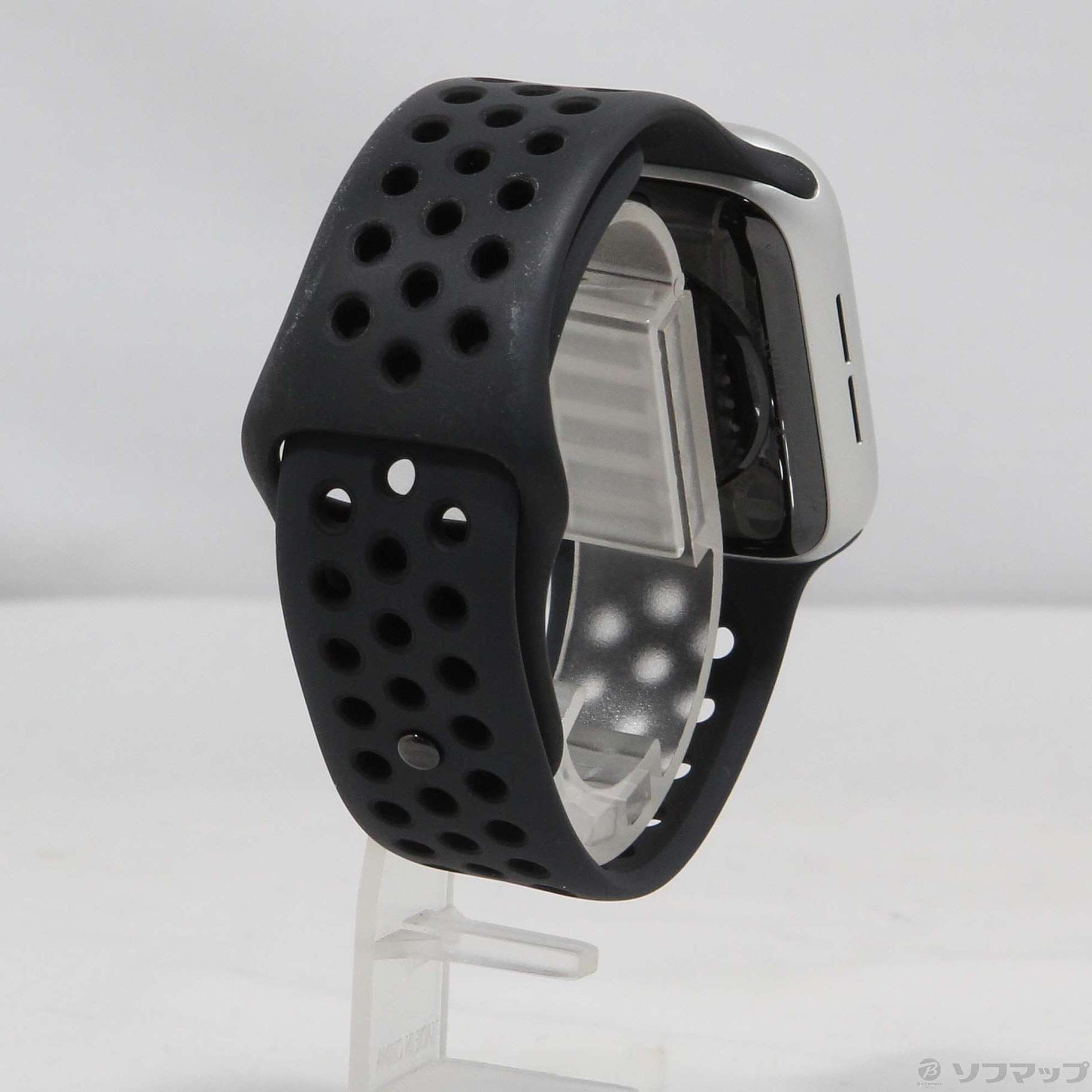 Apple Watch Series 4 Nike+ GPS 44mm シルバーアルミニウムケース アンスラサイト／ブラックNikeスポーツバンド