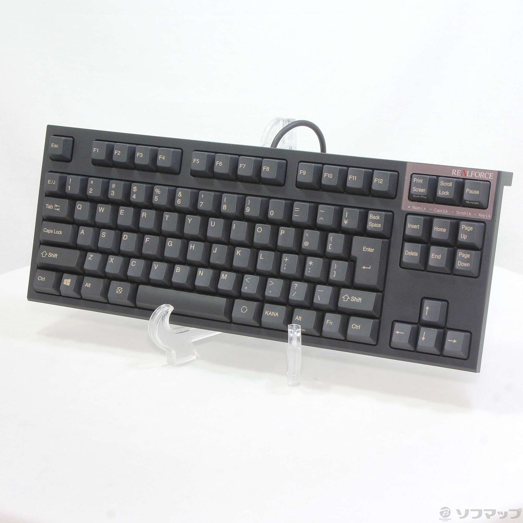 中古】REALFORCE S R2 TKL 静音 ブラック R2TLS-JP4-BK [2133046346585] -  リコレ！|ビックカメラグループ ソフマップの中古通販サイト