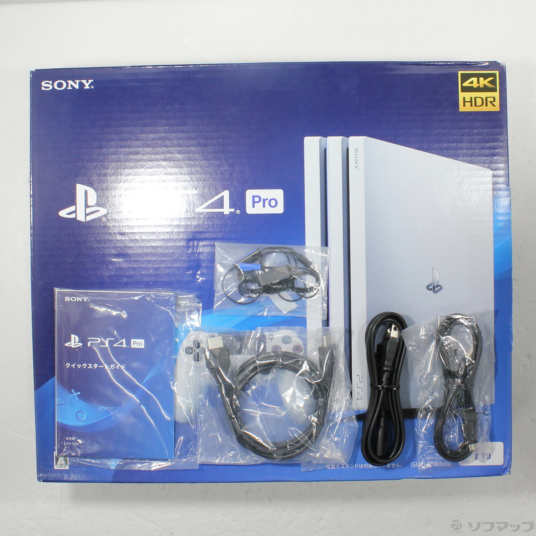 中古】PlayStation 4 Pro グレイシャー・ホワイト 1TB CUH-7200BB02