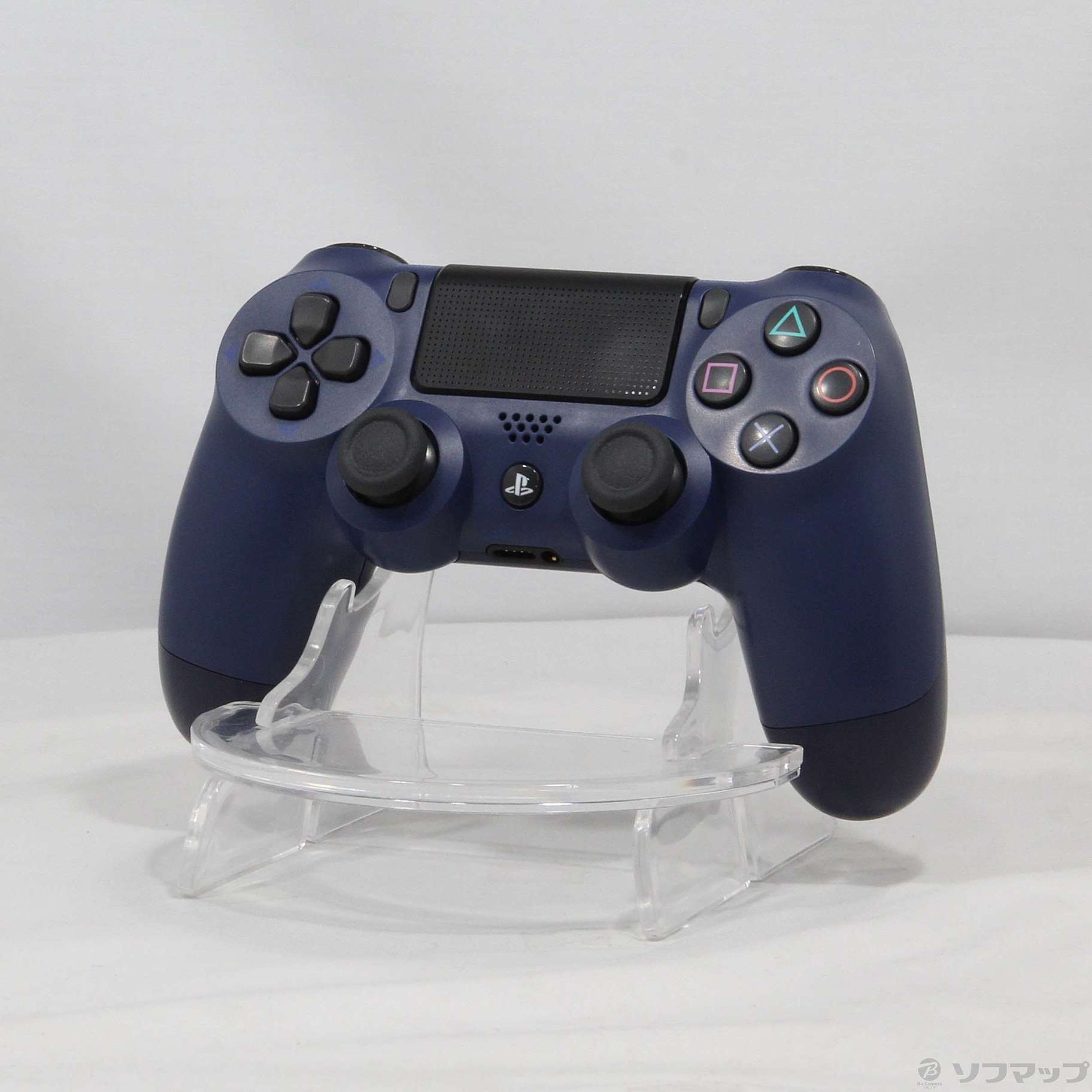 中古】ワイヤレスコントローラー DUALSHOCK4 ミッドナイト・ブルー