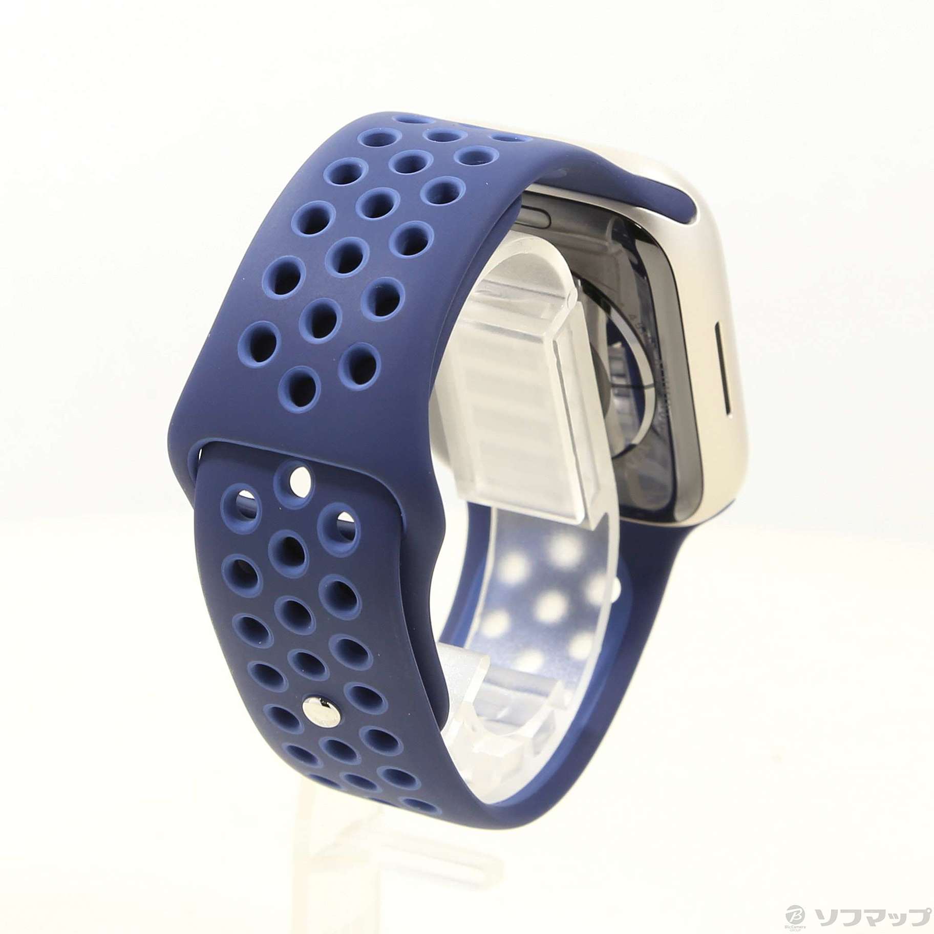 Apple Watch Series 7 Nike GPS 45mm スターライトアルミニウムケース  ミッドナイトネイビー／ミスティックネイビーNikeスポーツバンド