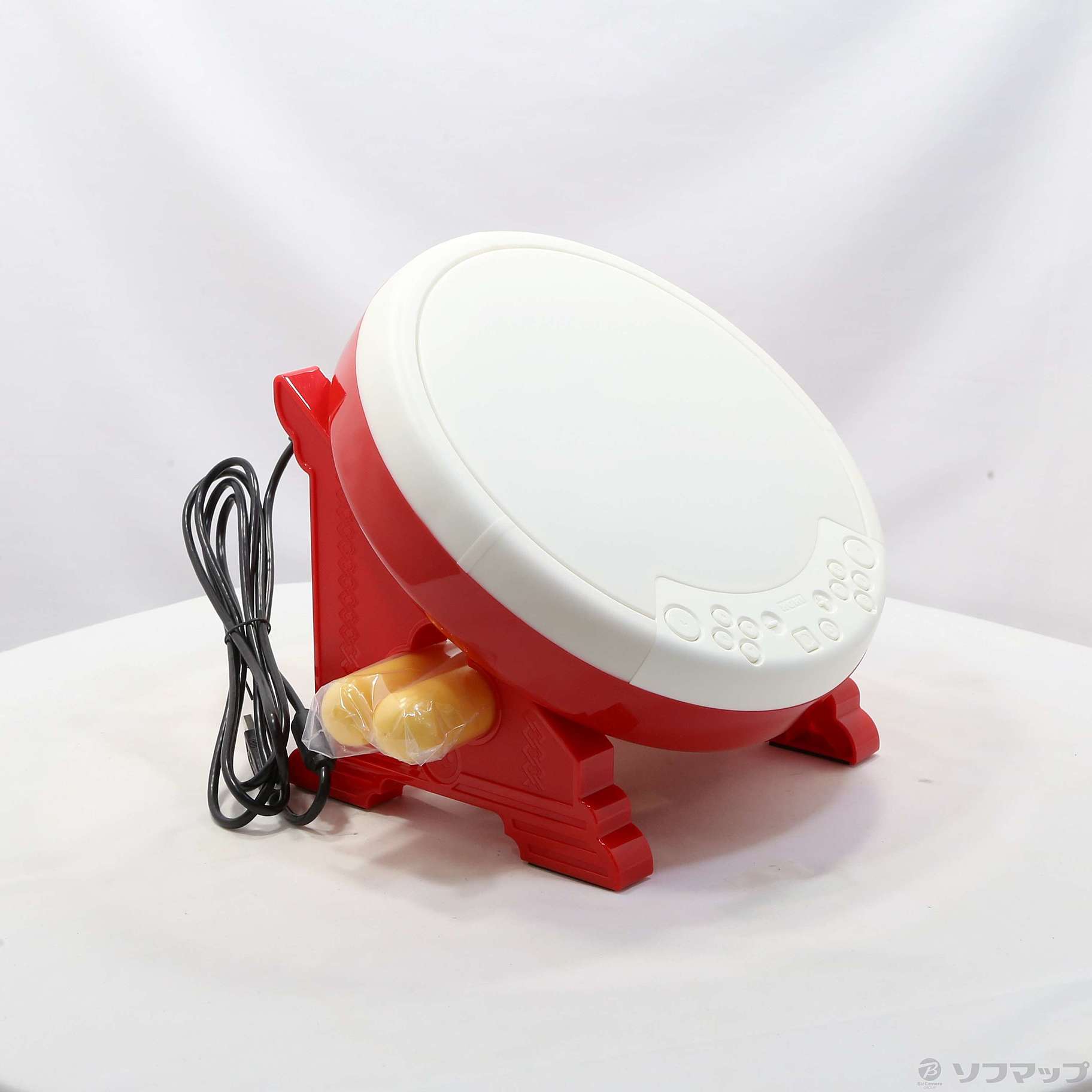 中古】〔展示品〕 太鼓の達人専用コントローラー 太鼓とバチ for