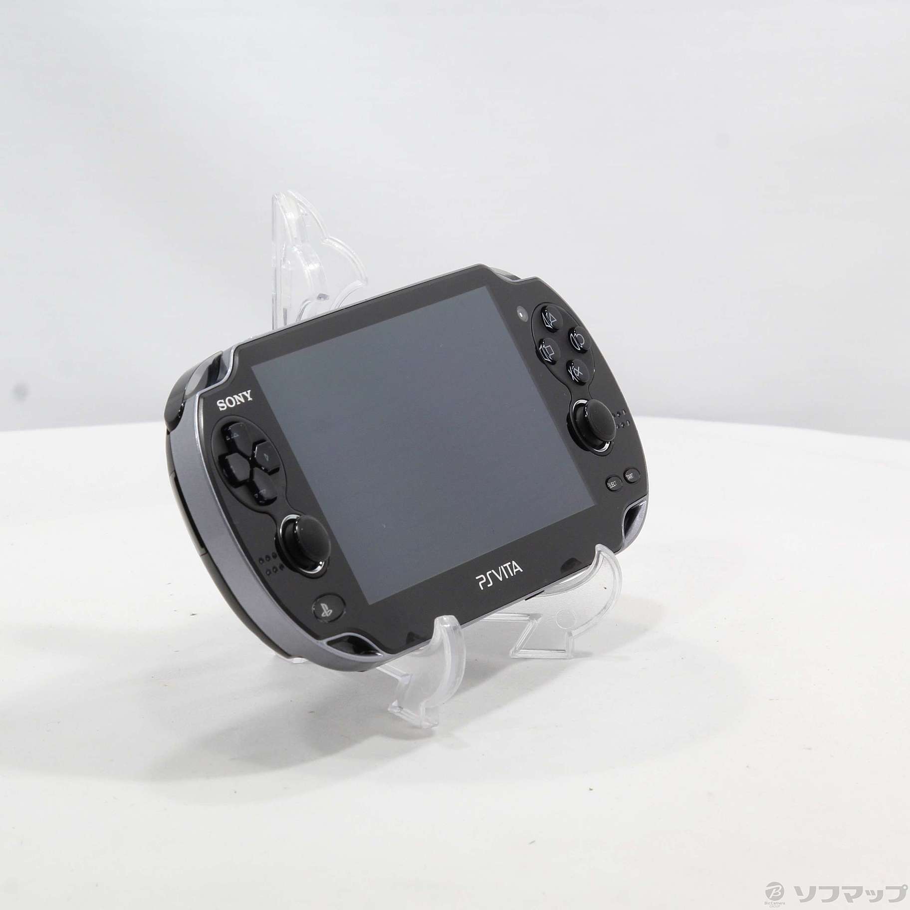 未使用 展示品】 playstation®vita 本体 クリスタルブラック - 携帯用 