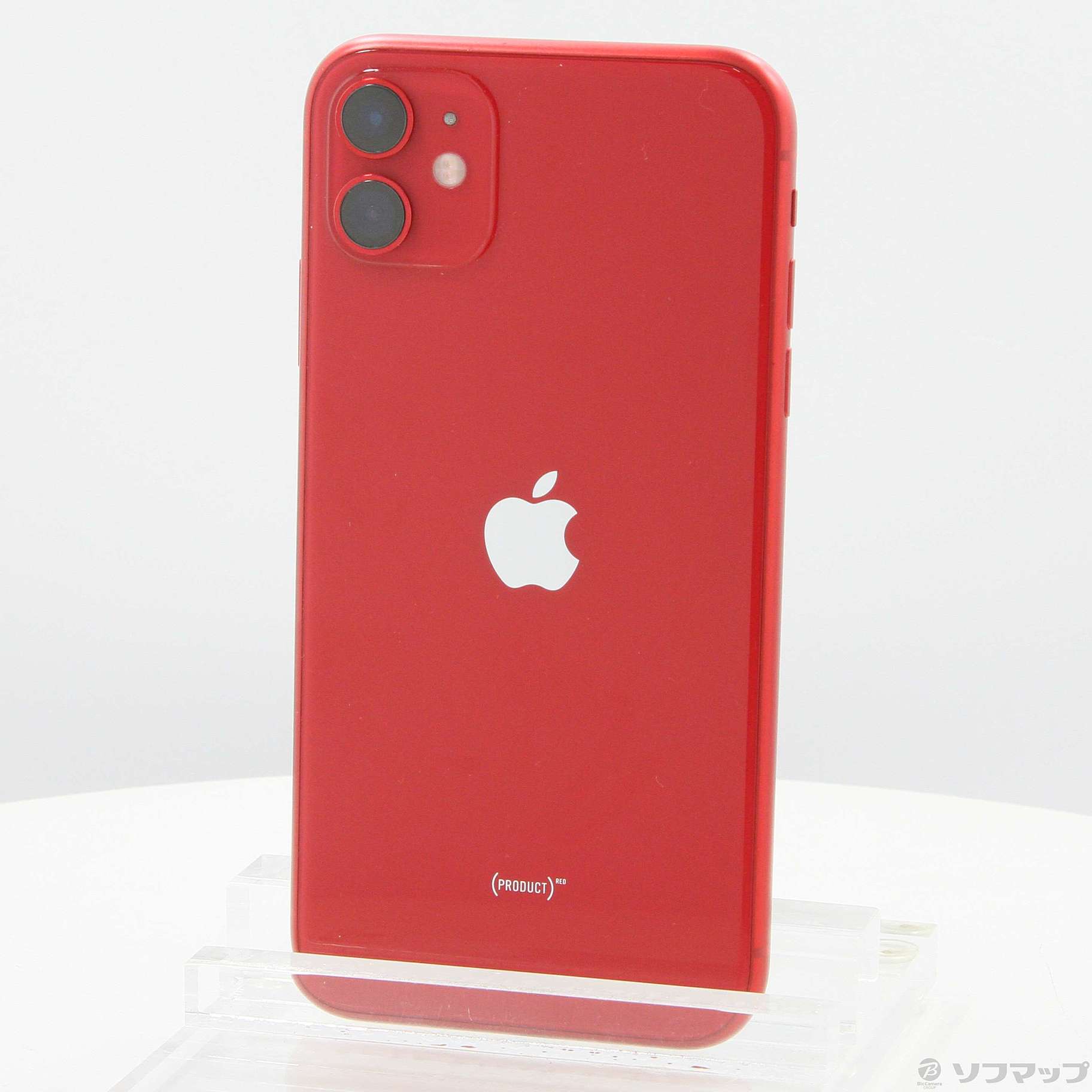バッテリー最大容量100%iPhone 11 RED 256GB Softbank
