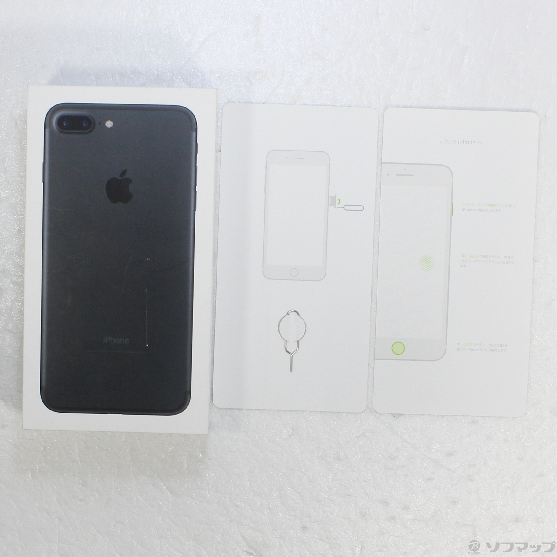 中古】iPhone7 Plus 32GB ブラック MNR92J／A SIMフリー