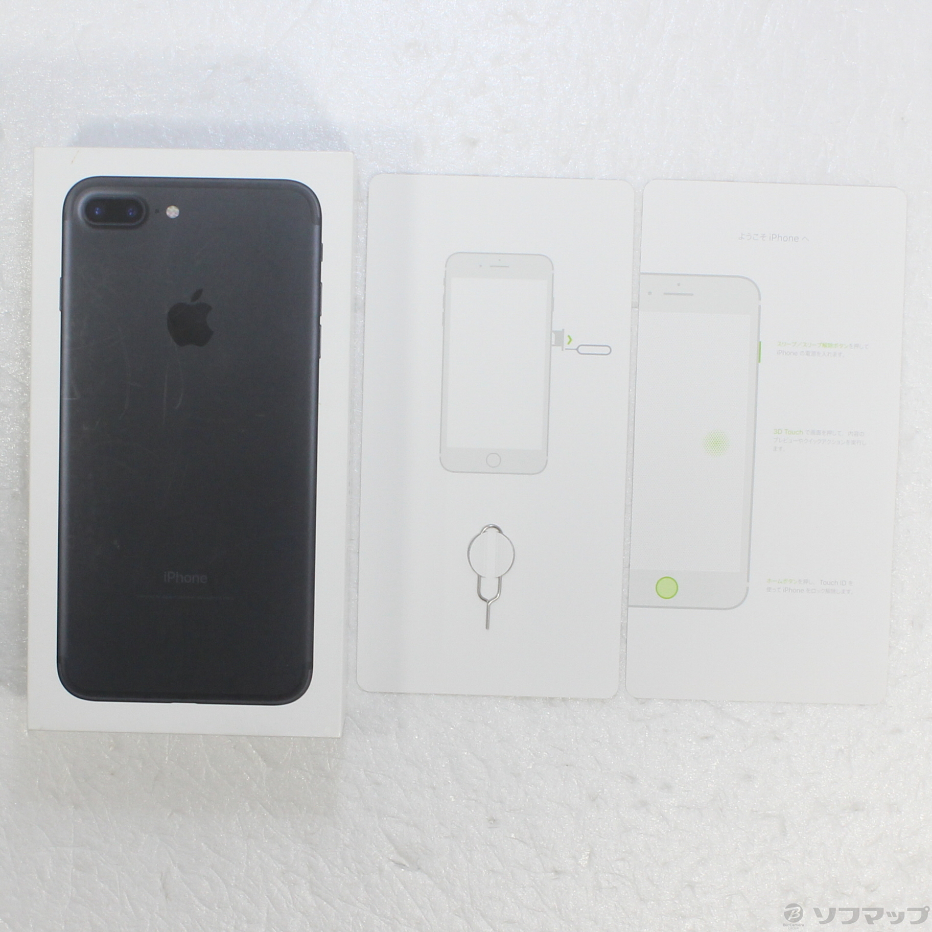 中古】iPhone7 Plus 32GB ブラック MNR92J／A SIMフリー