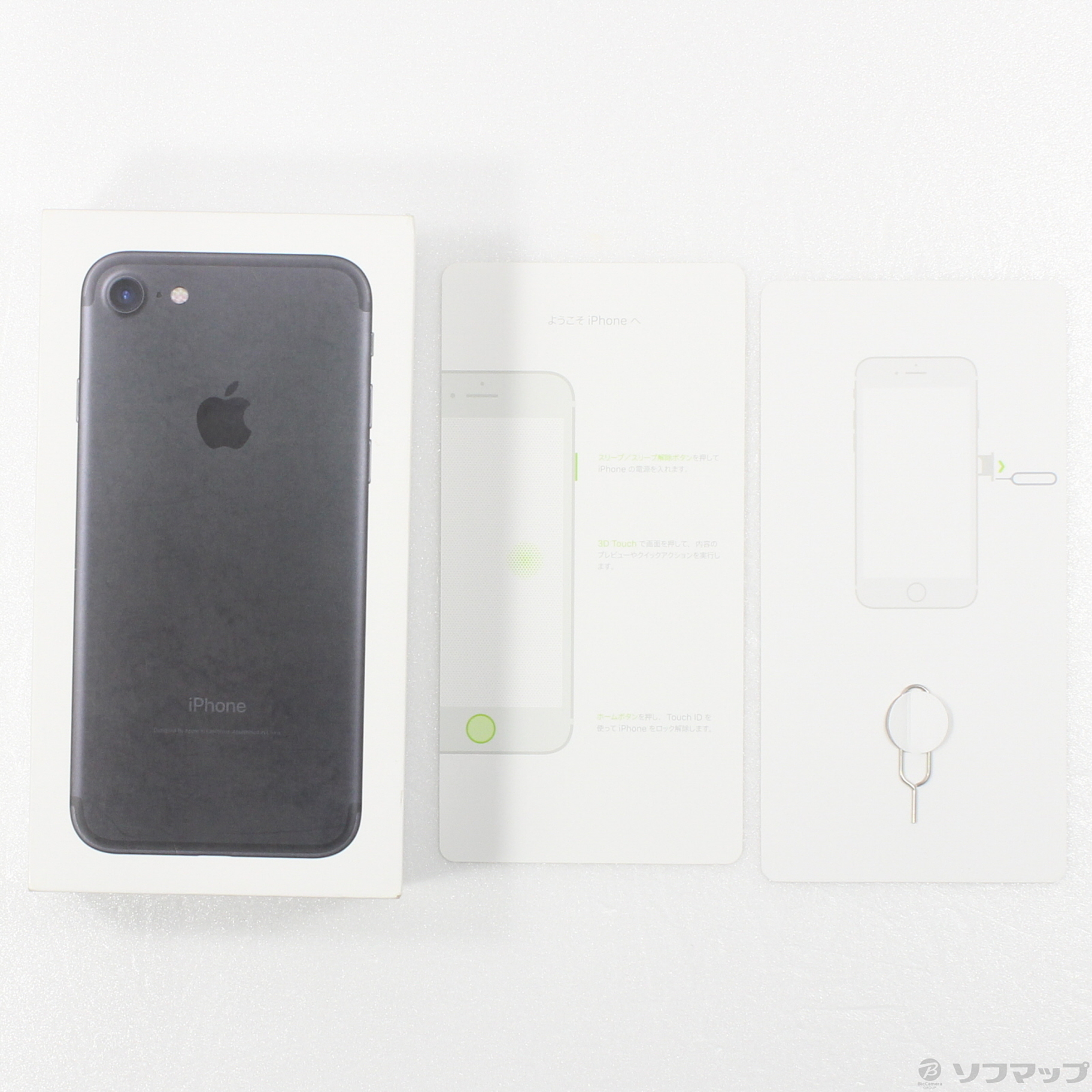 中古】iPhone7 32GB ブラック MNCE2J／A SIMフリー [2133046387199