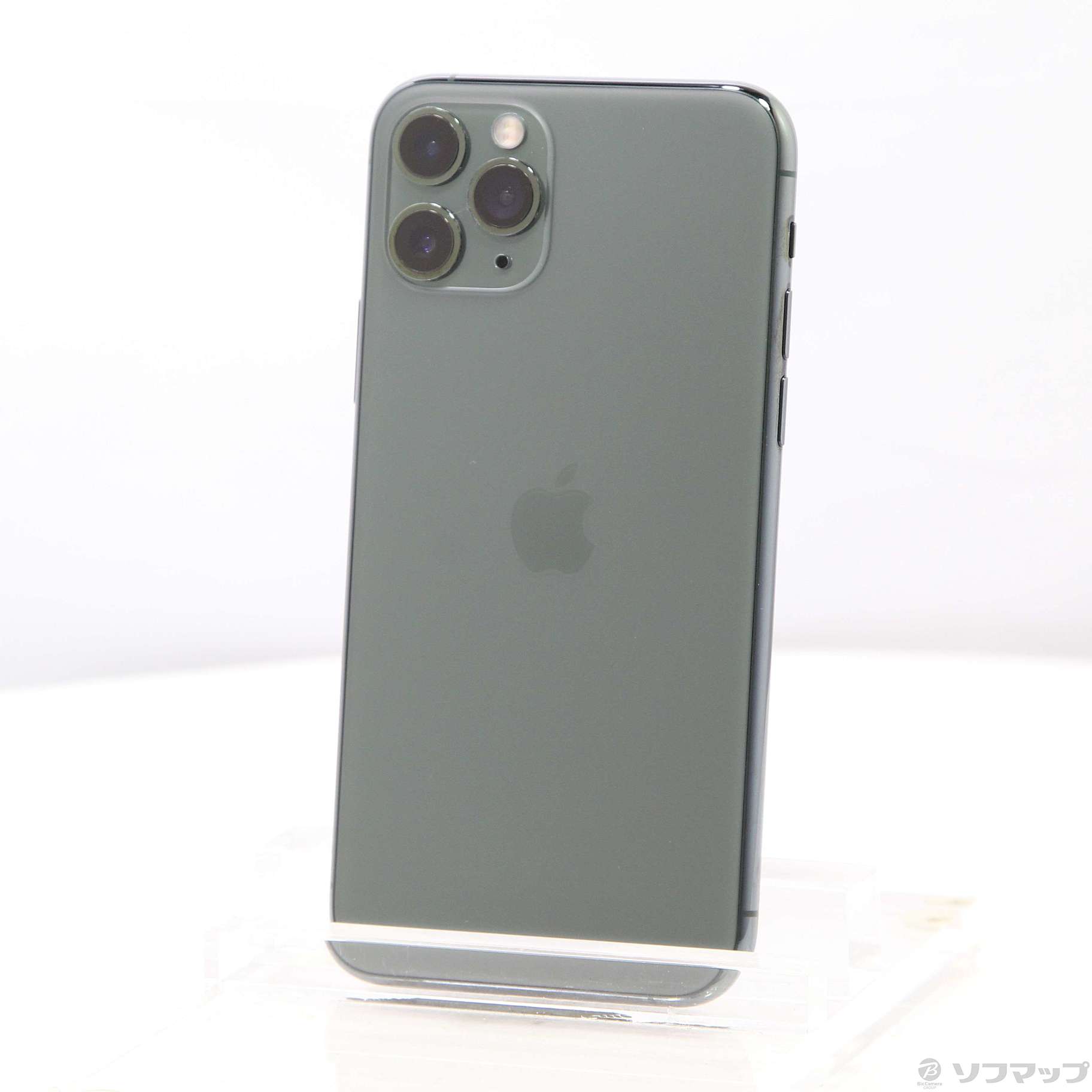 中古】iPhone11 Pro 64GB ミッドナイトグリーン MWC62J／A SIMフリー