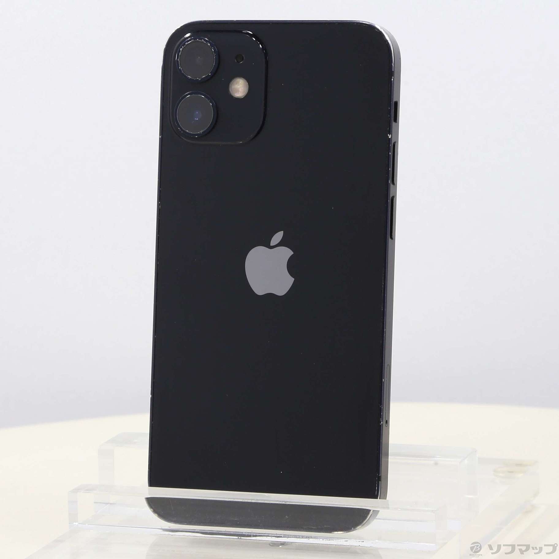 中古】iPhone12 mini 64GB ブラック MGA03J／A SIMフリー