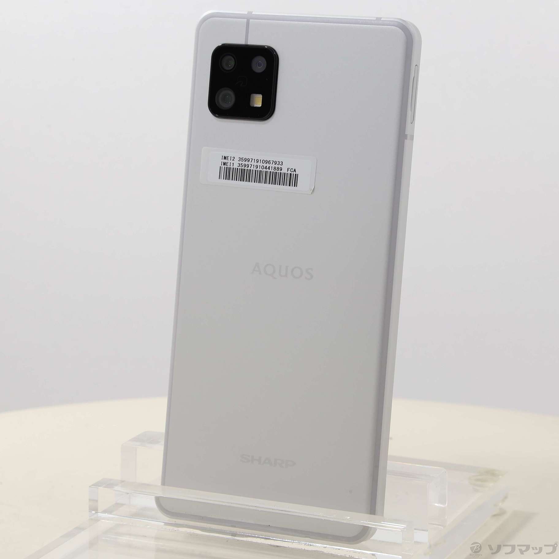 中古】AQUOS sense6s 楽天版 64GB シルバー SH-RM19s SIMフリー ...